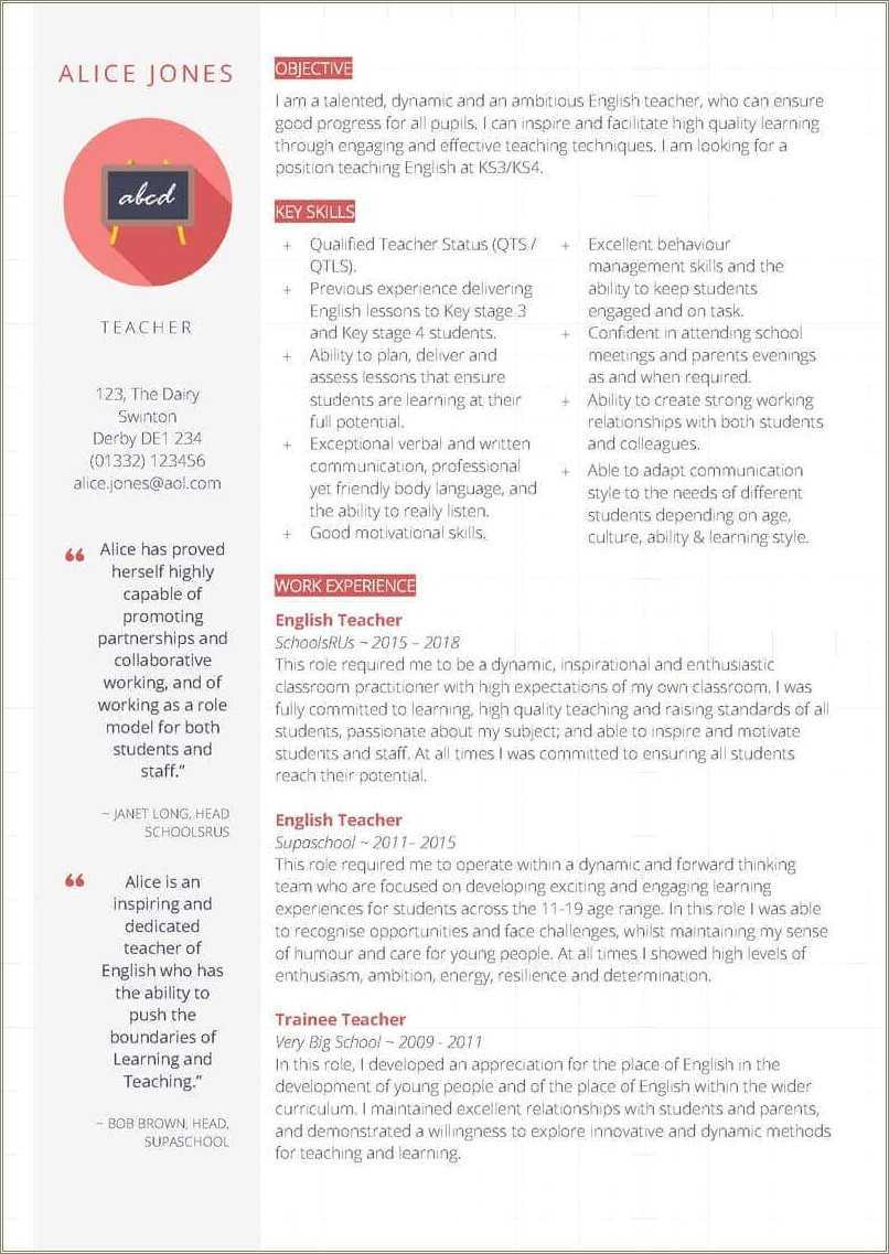 Head Start Teacher Description For Resume Resume Example Gallery