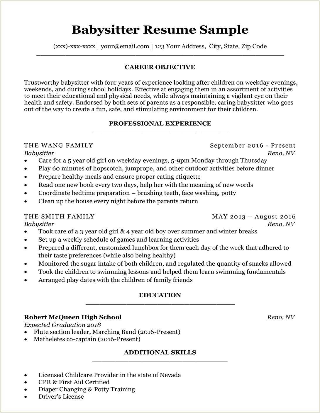 Health And Safety Objectives Resume Examples - Resume Example Gallery