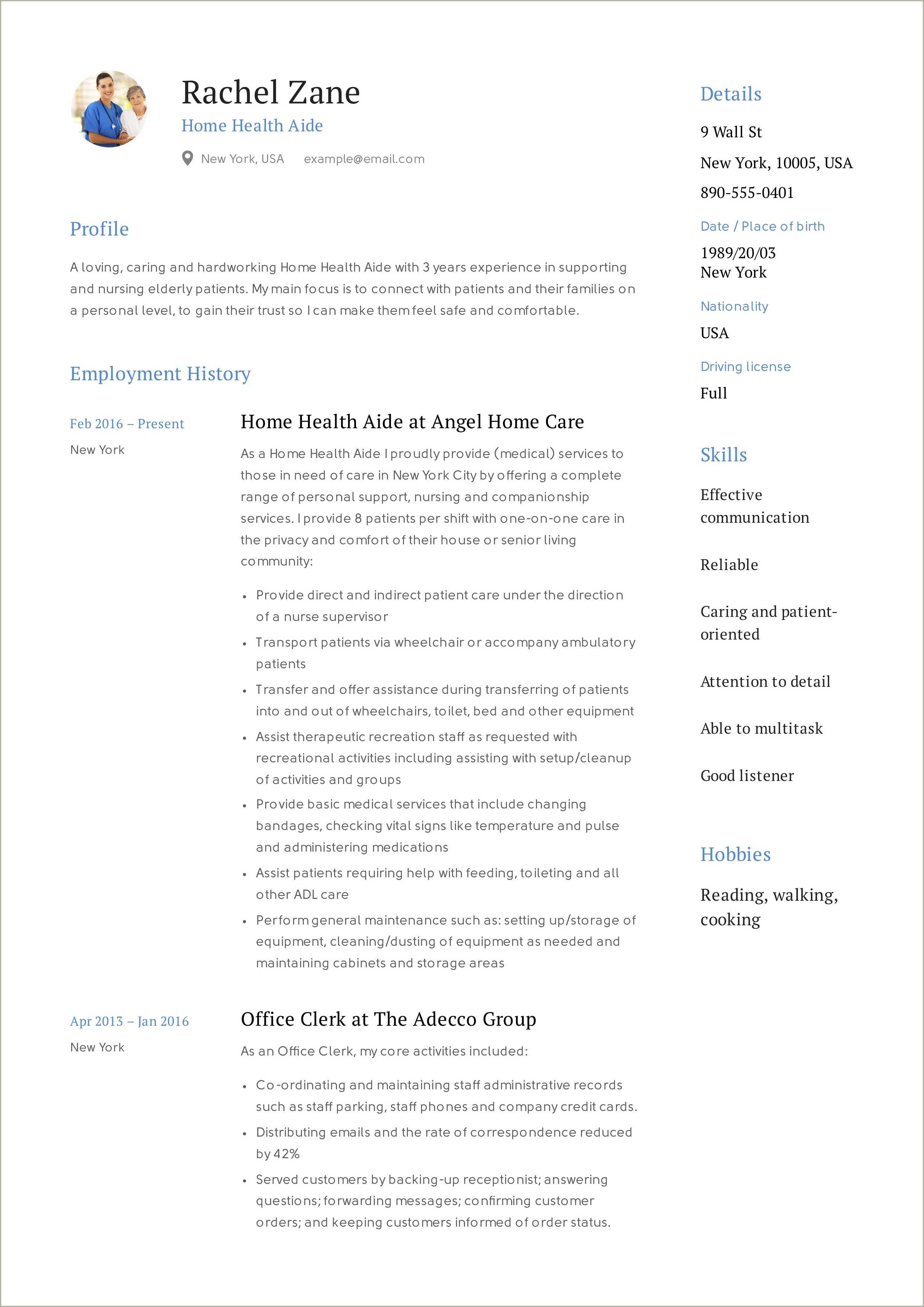 health-care-aide-resume-objective-examples-resume-example-gallery