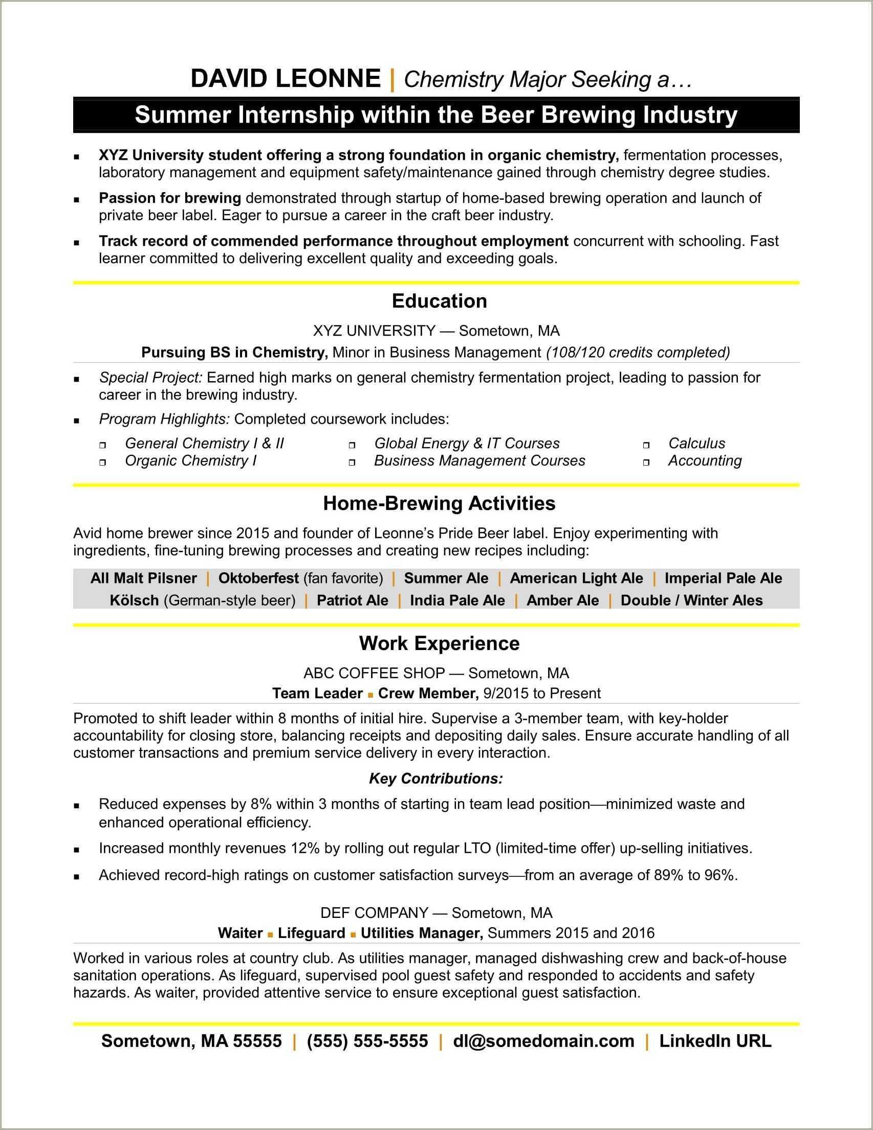 Help Desk Objective Resume Example