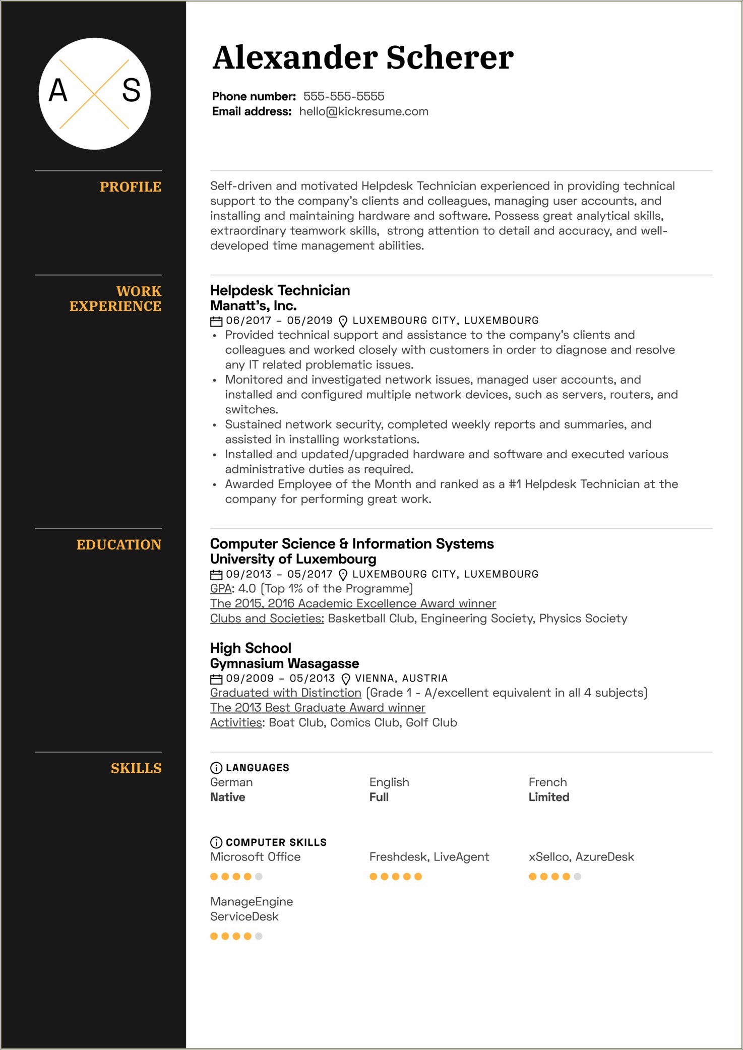 Skills For Help Desk On Resume