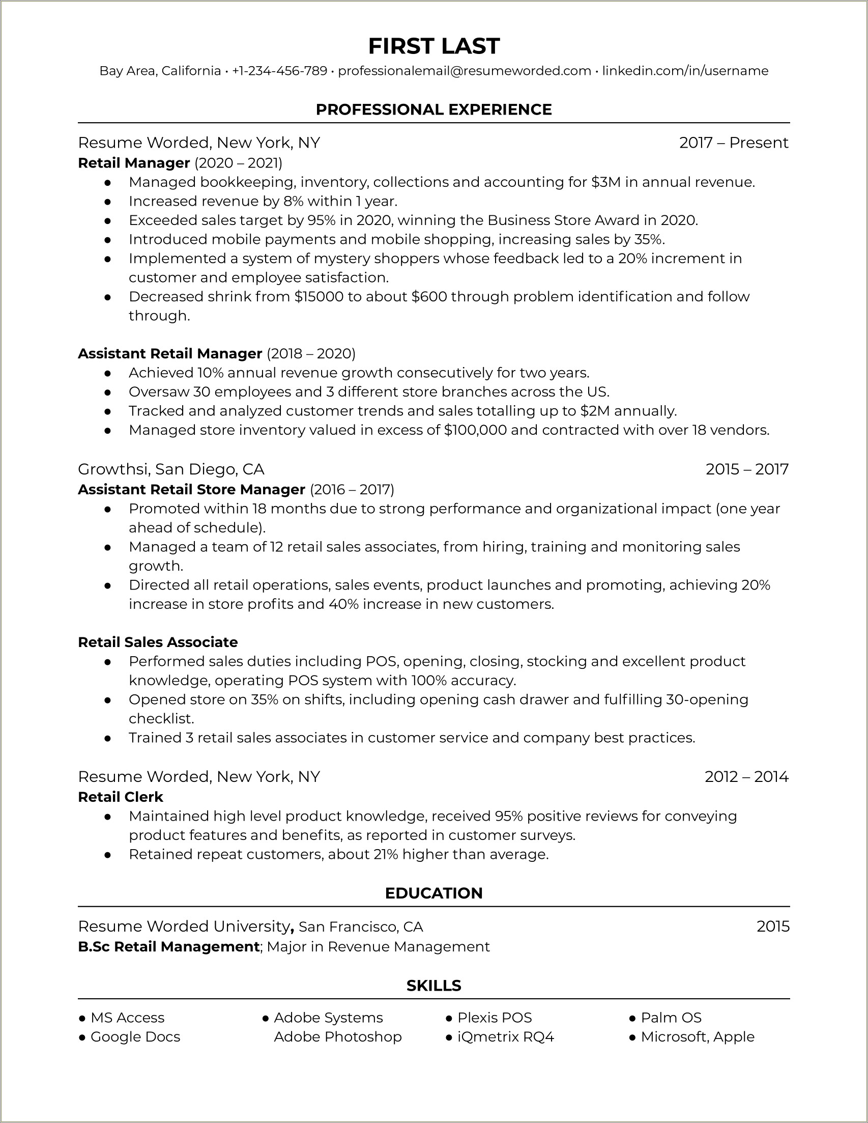 high-end-retail-assistant-manager-resume-sample-resume-example-gallery