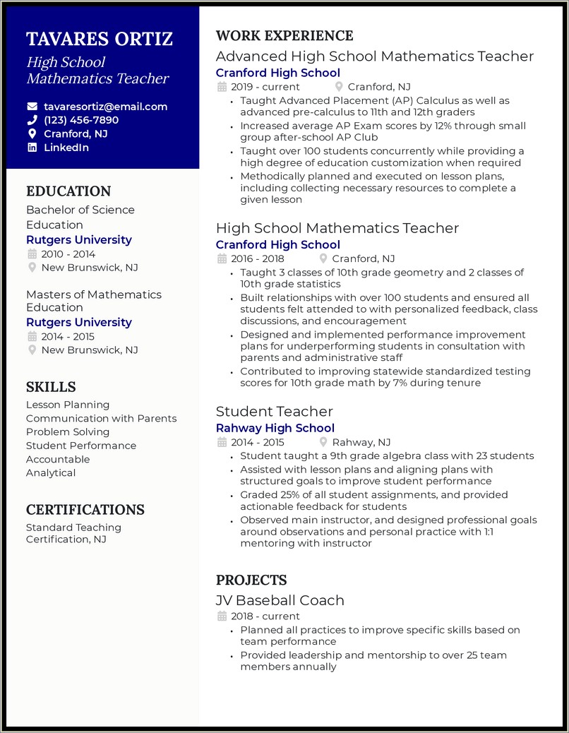 high-school-maths-teacher-resume-sample-resume-example-gallery