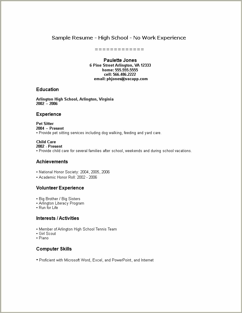 high-school-resume-for-students-format-resume-example-gallery