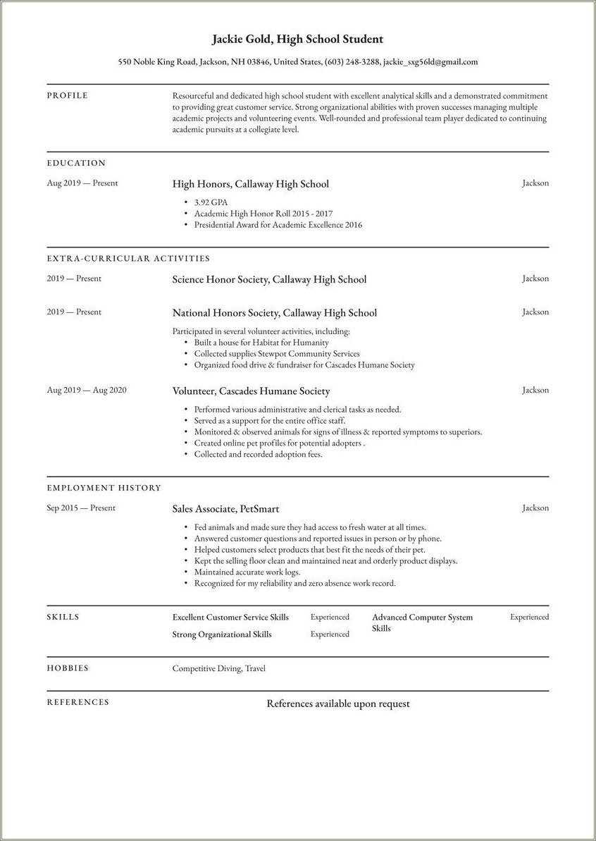 high-school-student-profile-for-resume-resume-example-gallery