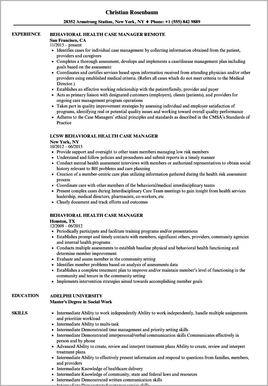 home-health-care-case-manager-resume-samples-resume-example-gallery