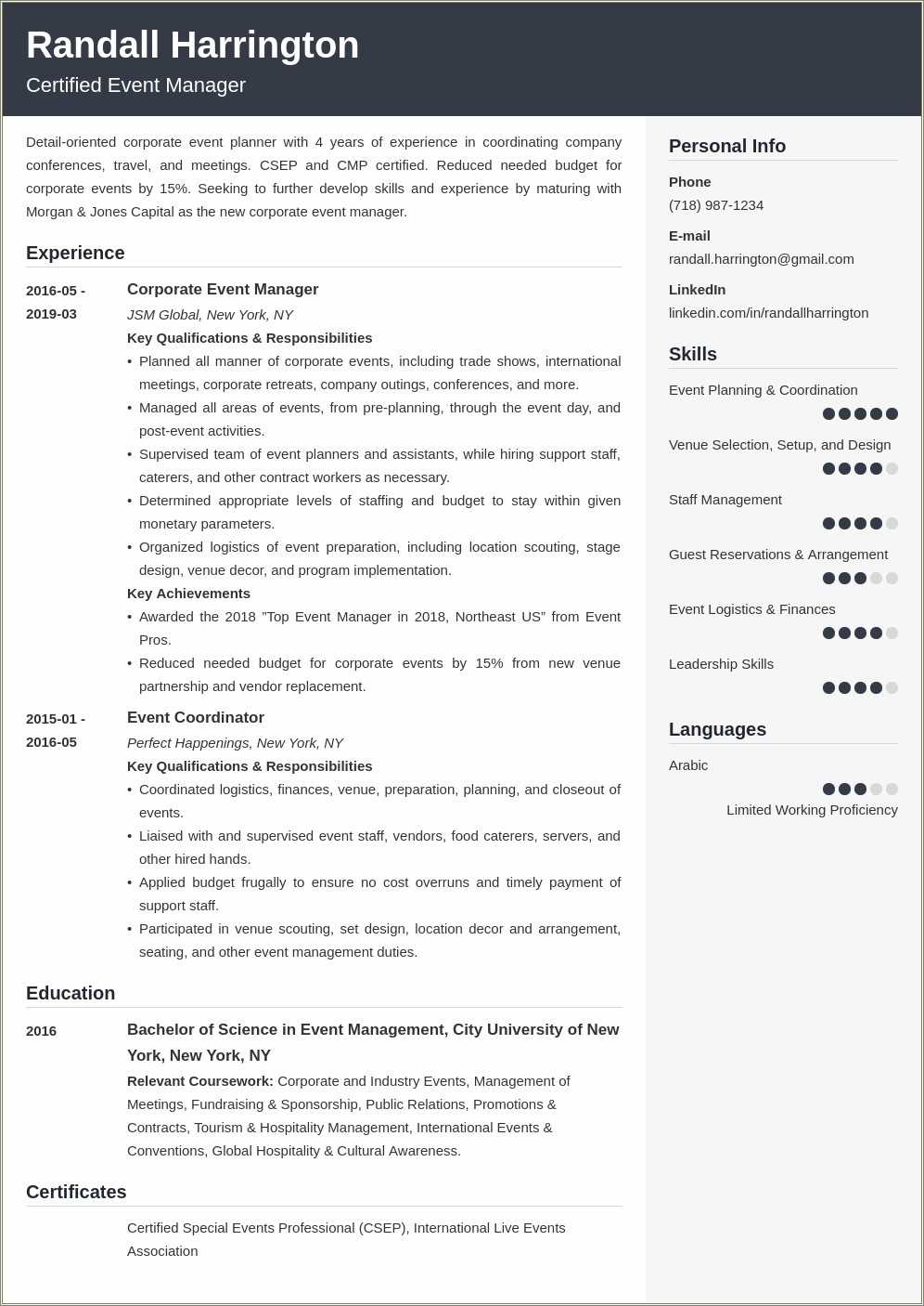 hotel-event-services-manager-resume-examples-resume-example-gallery