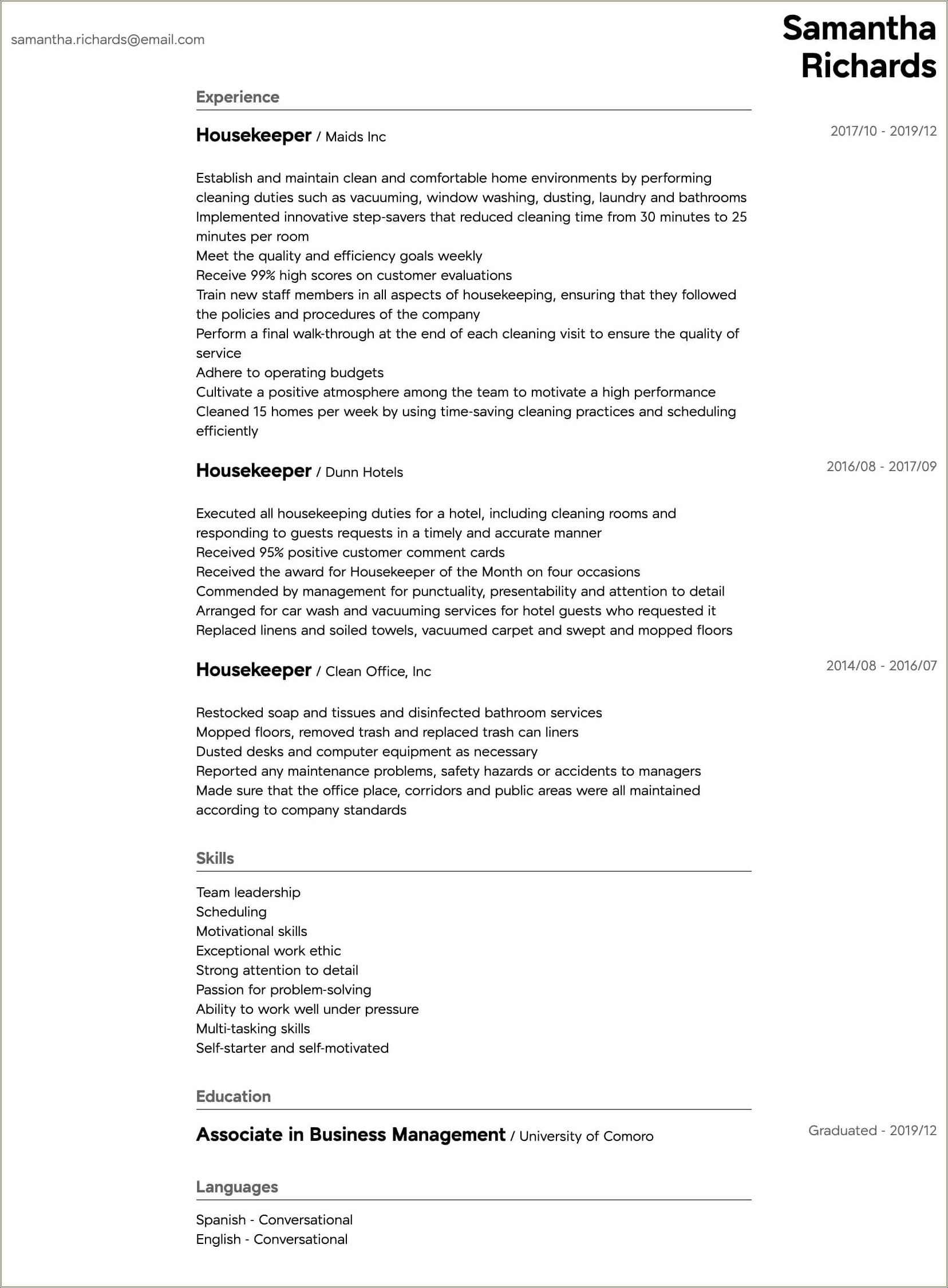 duties-responsibilities-of-room-attendants-career-trend