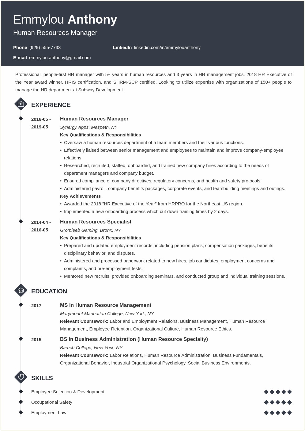 best-resume-human-resources-manager-resume-example-gallery