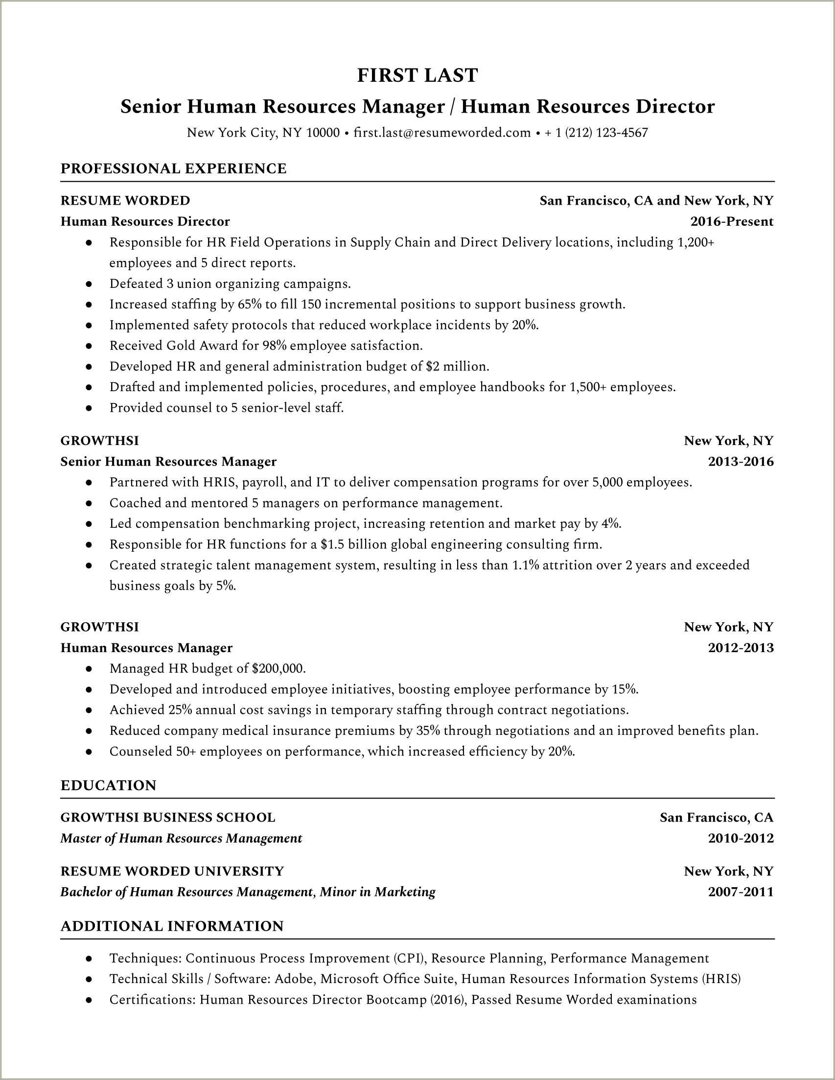 human-resources-skills-based-resume-resume-example-gallery