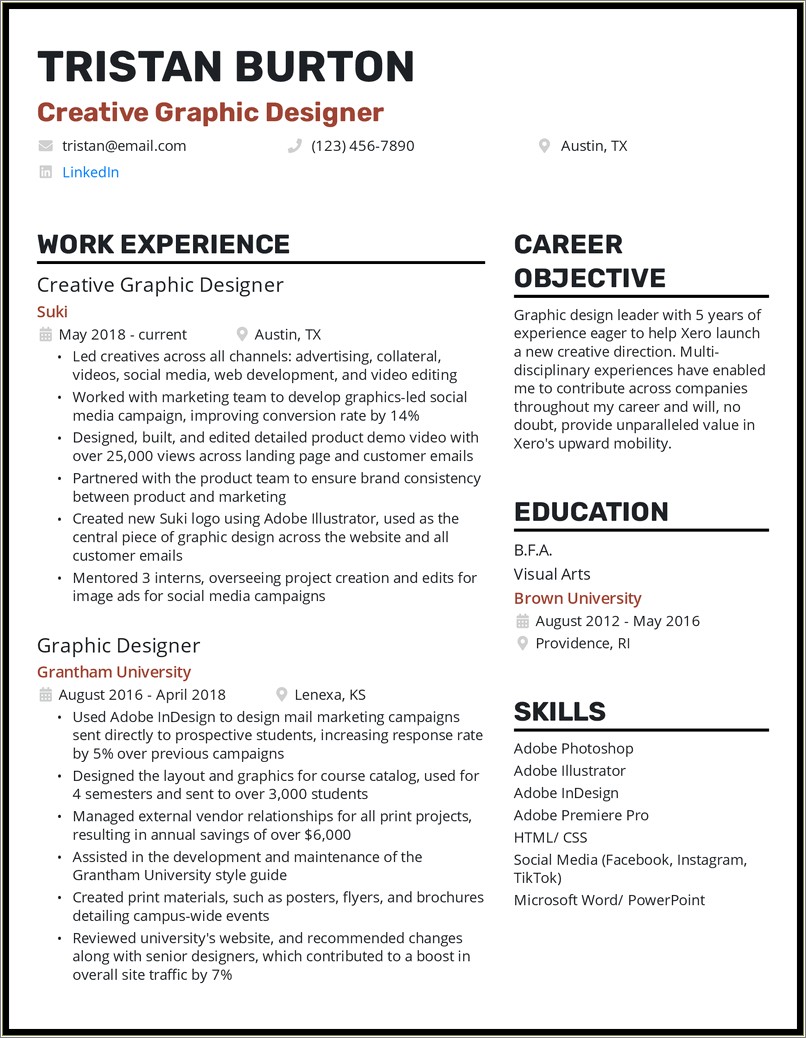 Important Graphic Designer Skills For Resume - Resume Example Gallery