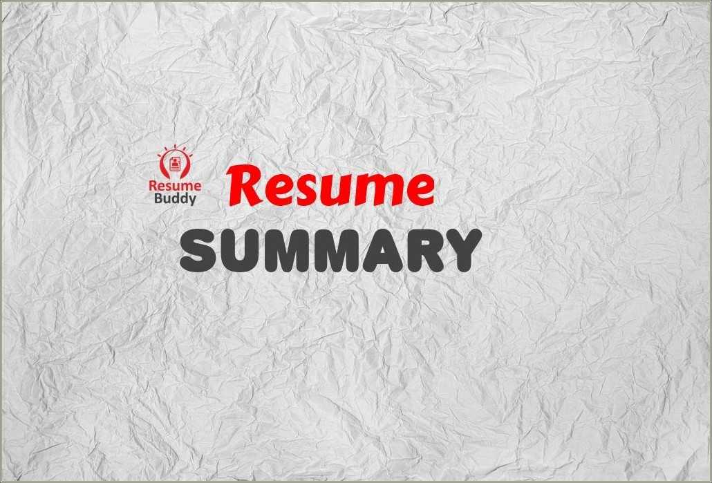 Important Success Words In Resume Summary Resume Example Gallery