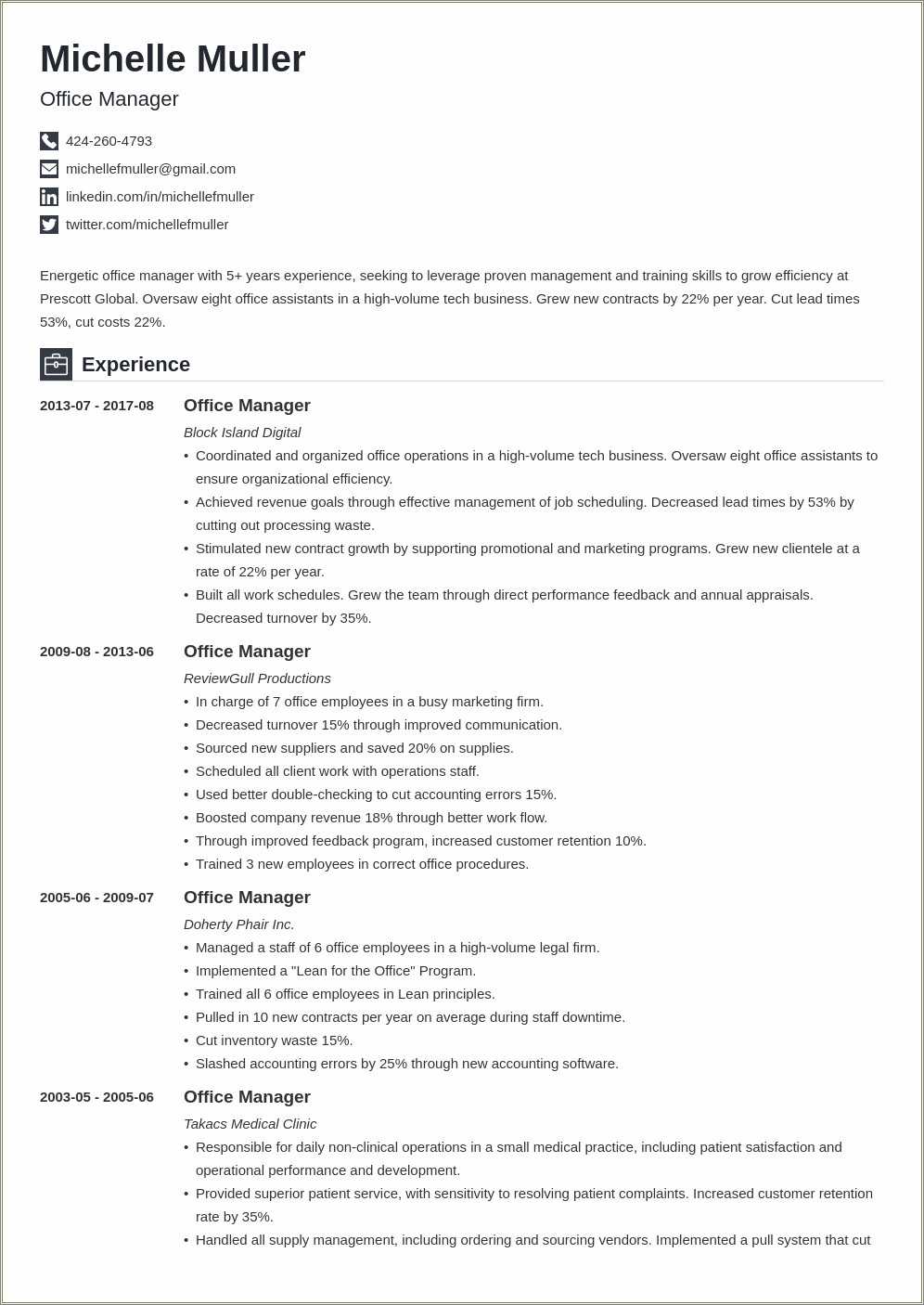 Resume Template For Poor Work History - Resume Example Gallery