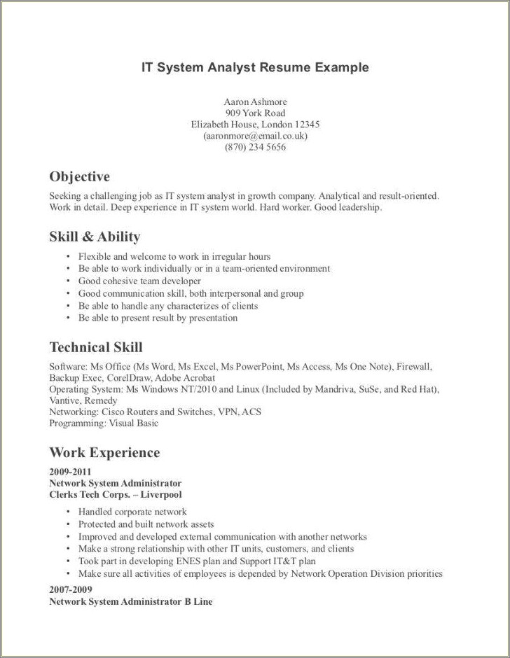 How To Say Technology Skills On Resume