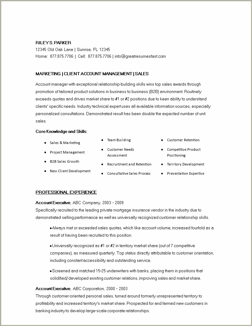 insurance-account-manager-resume-sample-resume-example-gallery