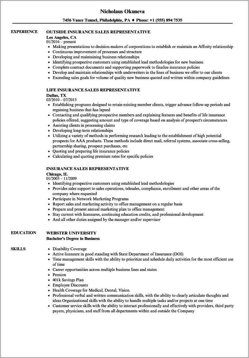 insurance-sales-rep-resume-sample-resume-example-gallery