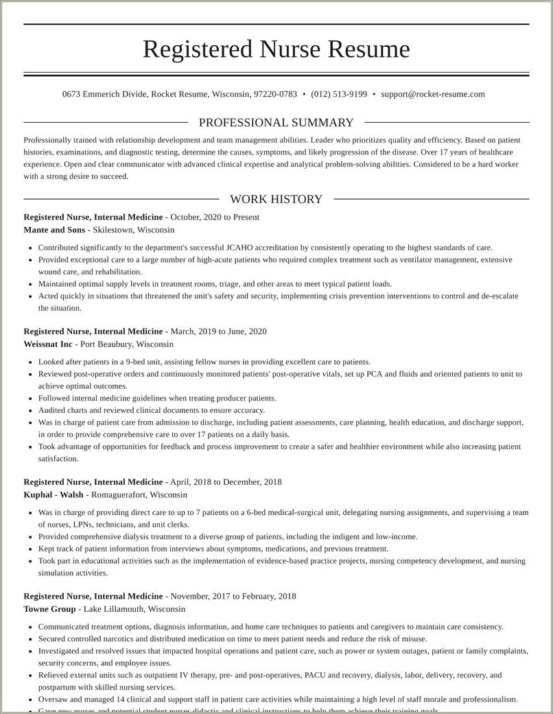 Interventional Radiology Rn Resume Sample - Resume Example Gallery