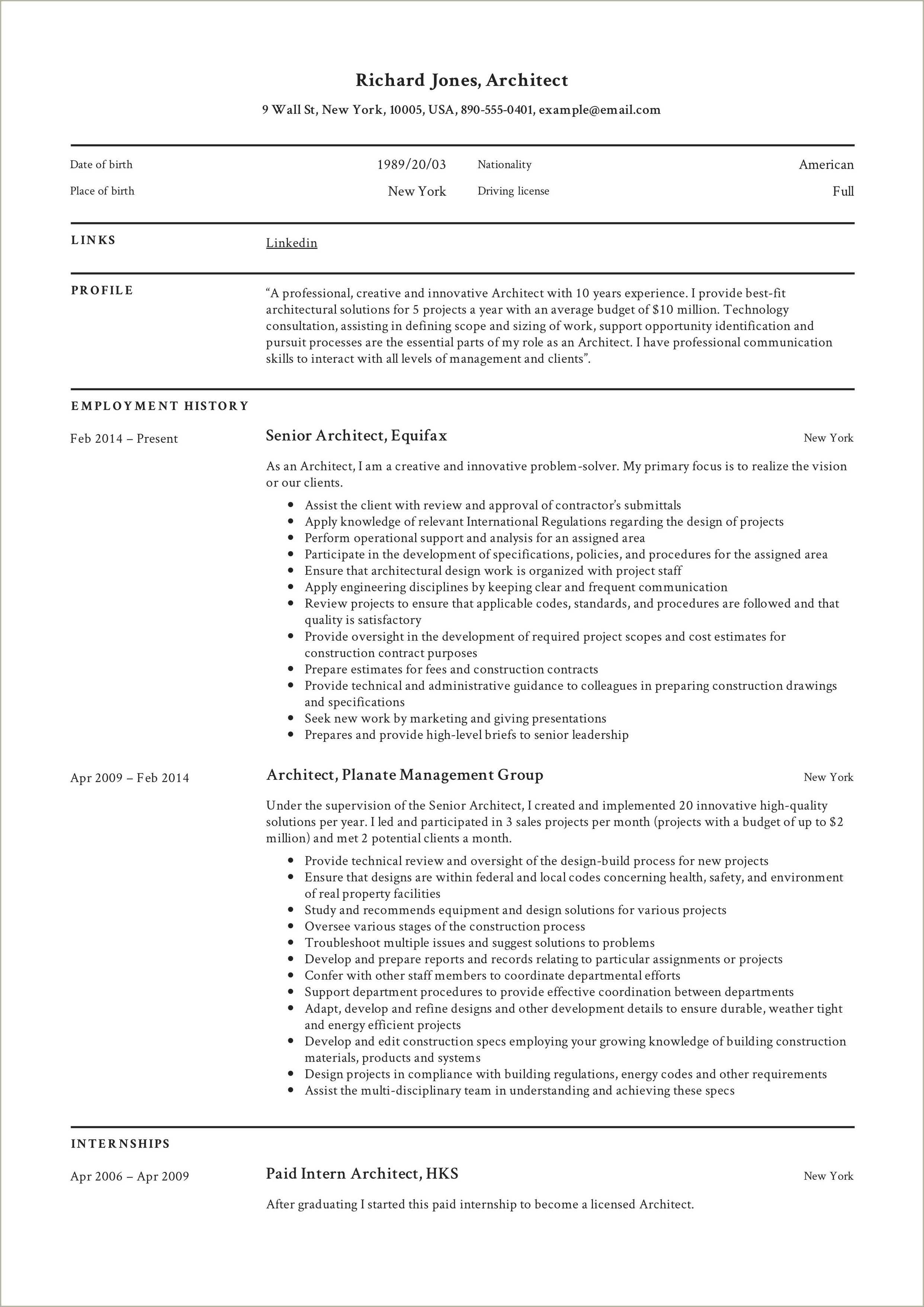 Best Java Technical Architect Resume - Resume Example Gallery