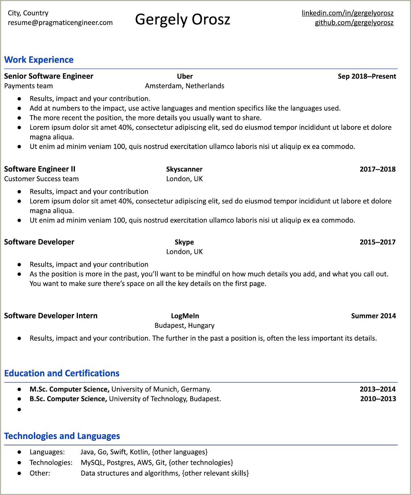 Java Developer Resume 5 Years Experience Sample - Resume Example Gallery