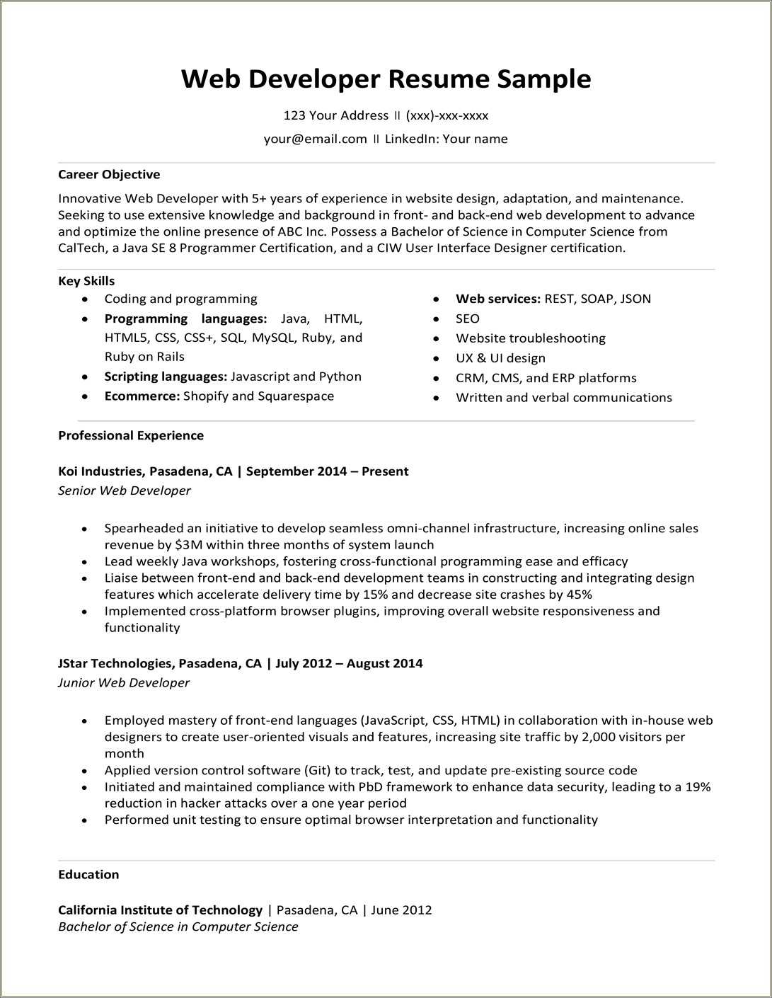 java-we-developer-resume-sample-resume-example-gallery