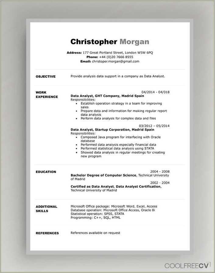 job-interview-sample-format-resume-resume-example-gallery