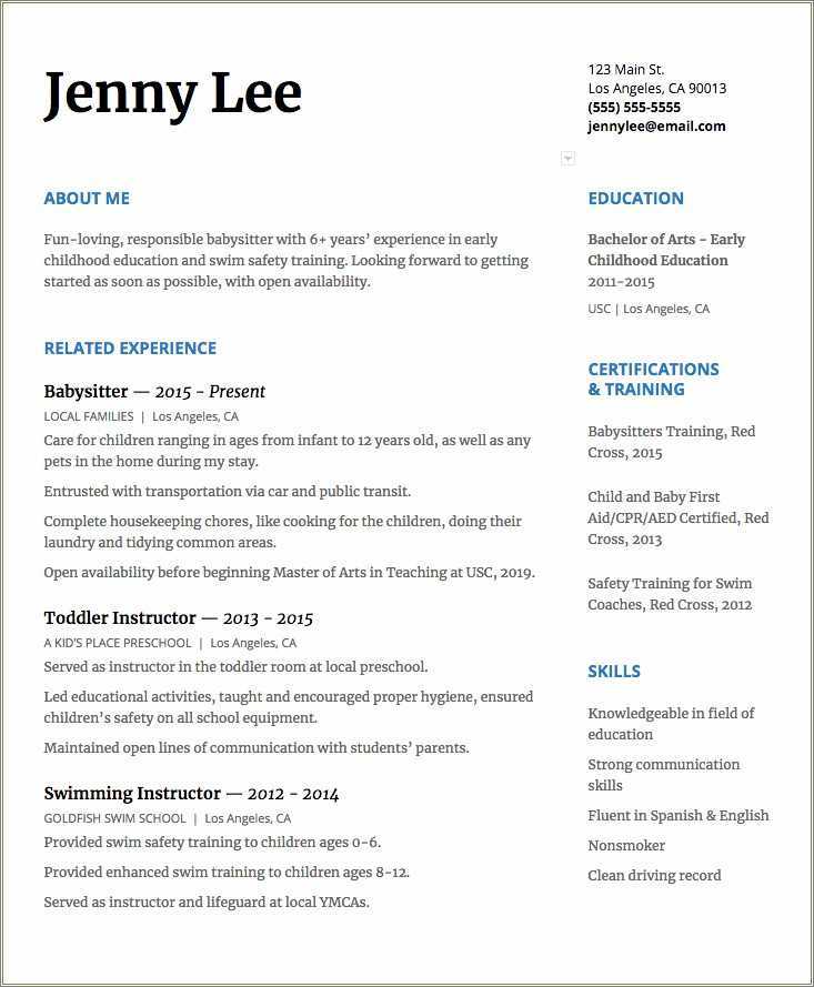 job-responsibilities-of-a-babysitter-for-resume-resume-example-gallery