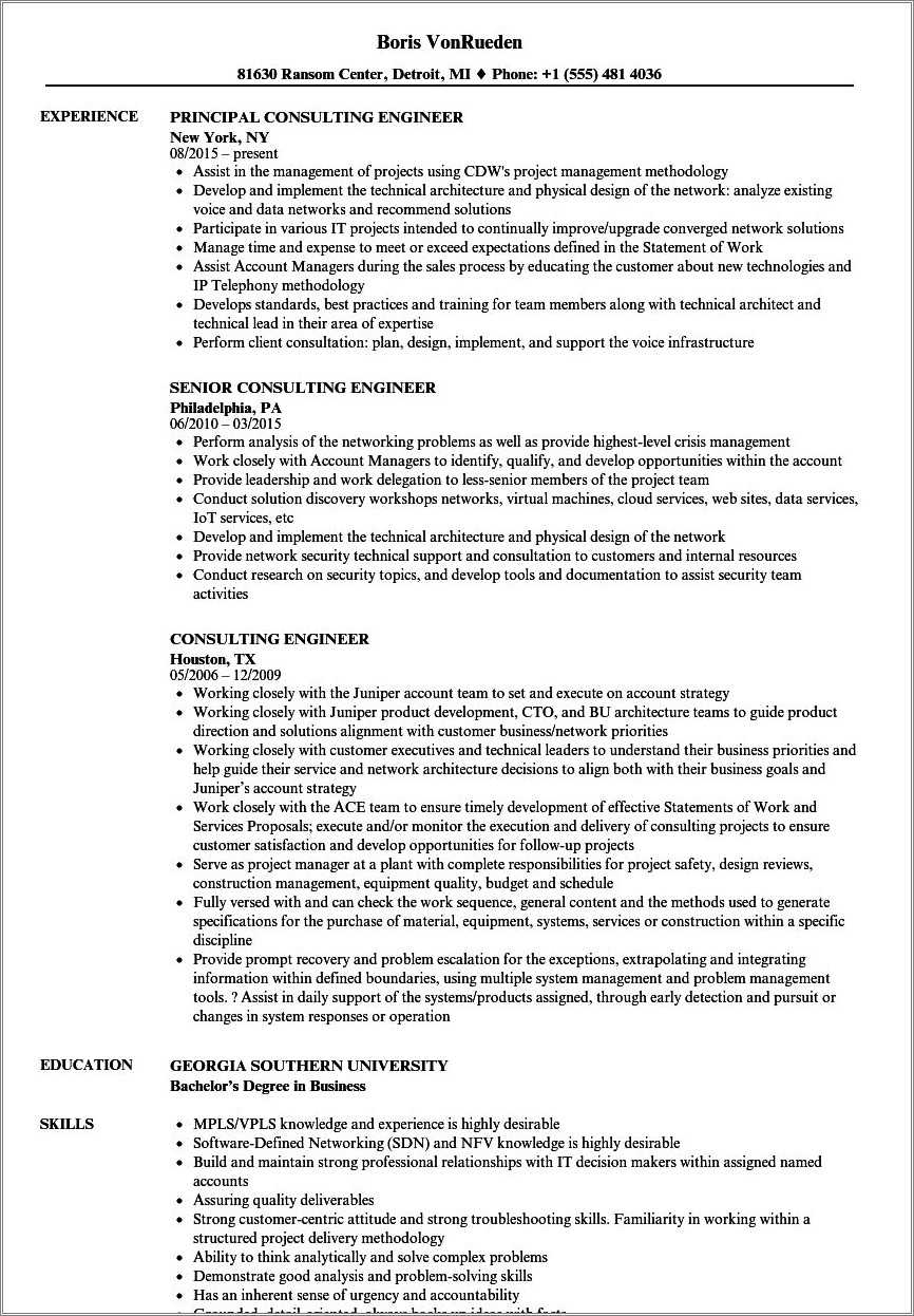 Juniper Srx Firewall Sample Resume - Resume Example Gallery