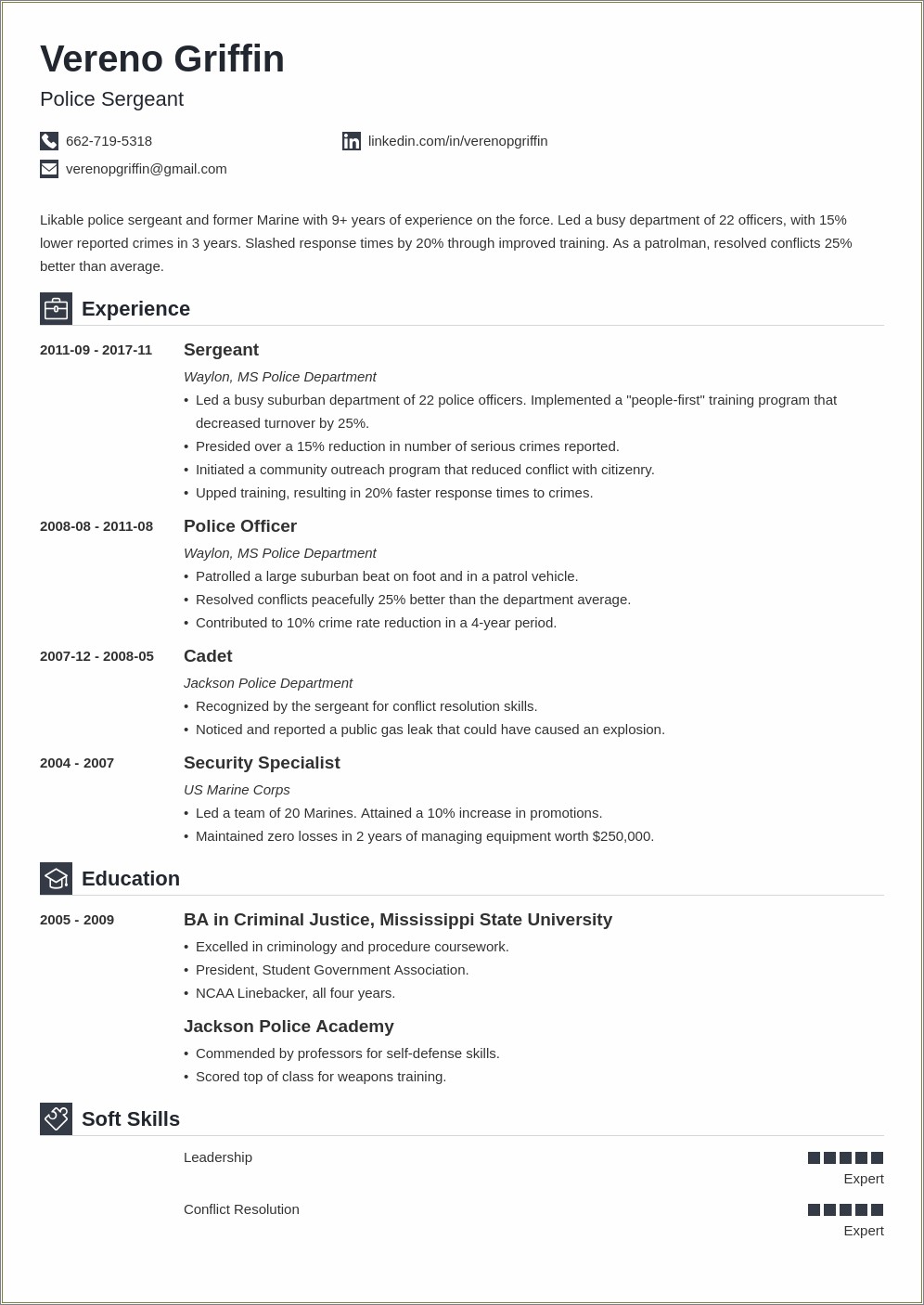 Juvenile Correctional Officer Resume Sample - Resume Example Gallery