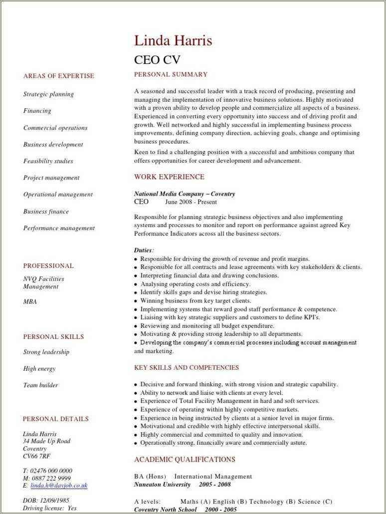 Kelly School Of Business Resume Template - Resume Example Gallery