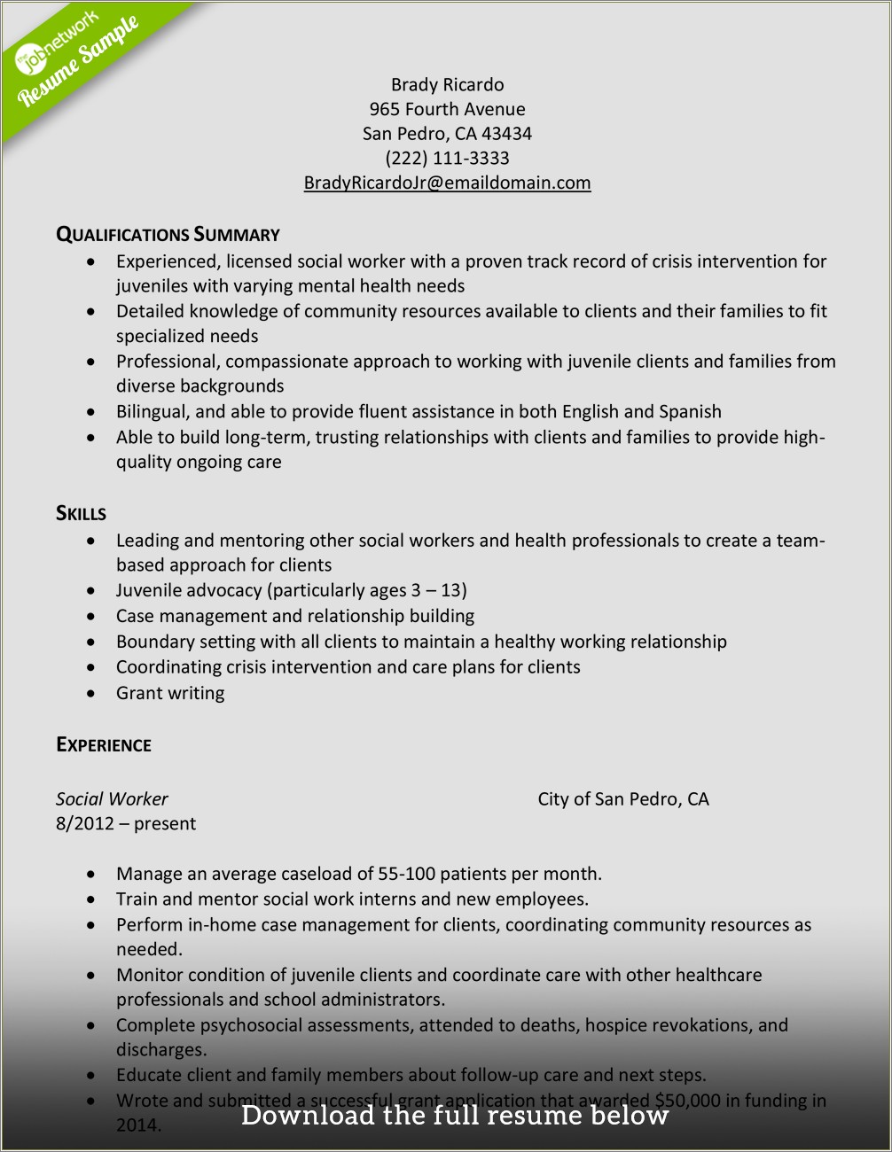 Case Management Objectives For Resume Resume Example Gallery