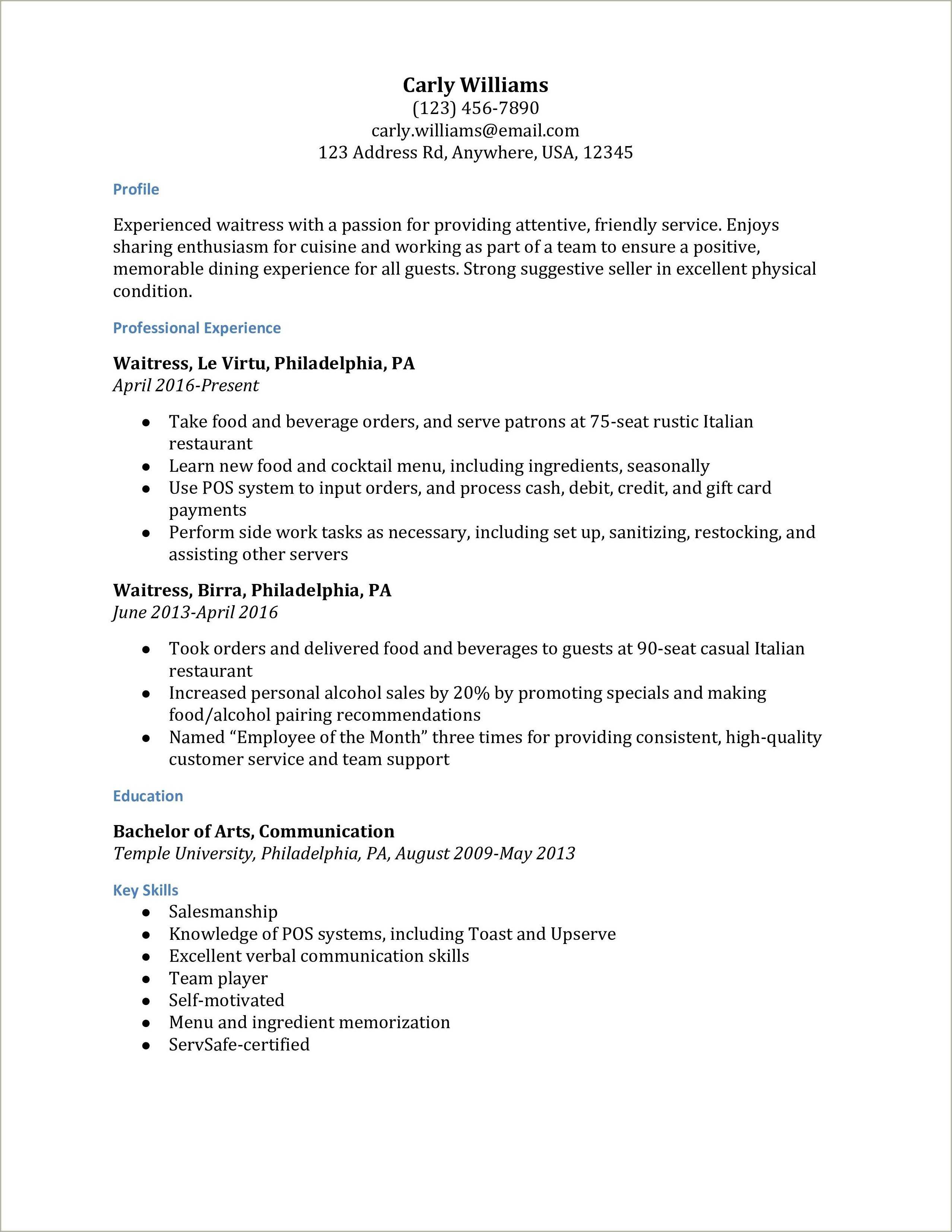 knowledge-in-menu-resume-examples-resume-example-gallery