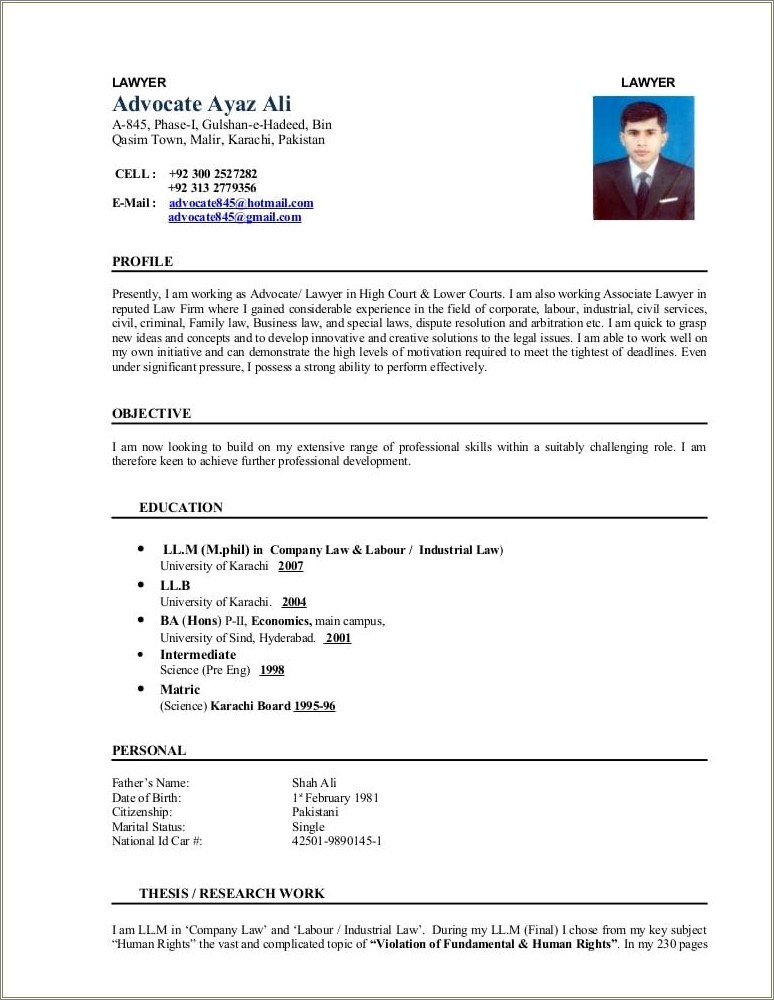 law-firm-partner-resume-sample-resume-example-gallery