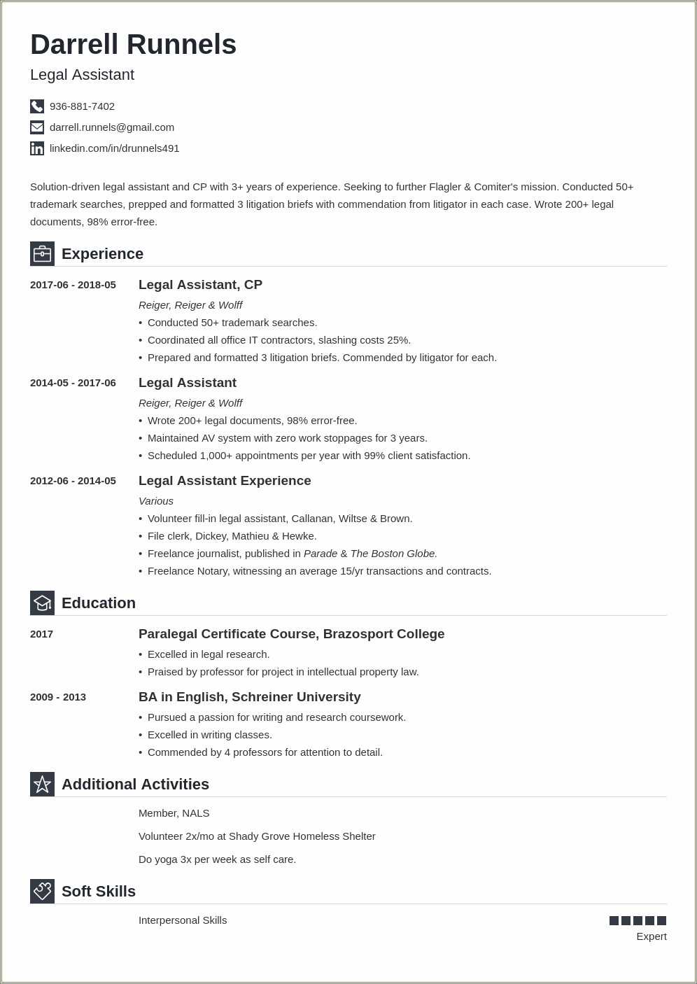 law-office-clerk-resume-sample-resume-example-gallery