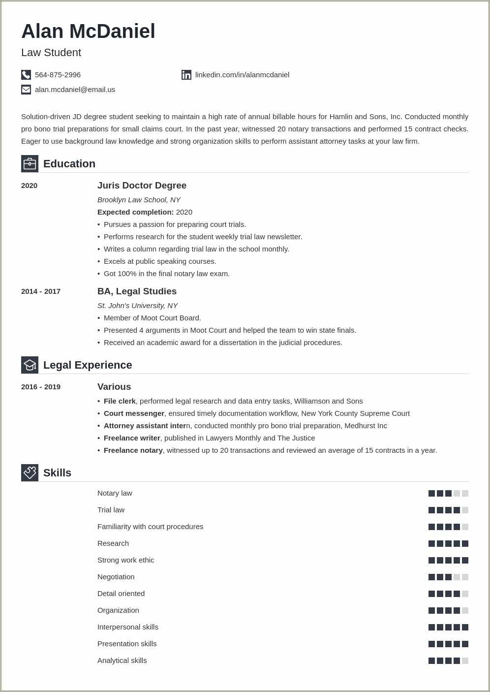 law-school-admission-resume-example-resume-example-gallery