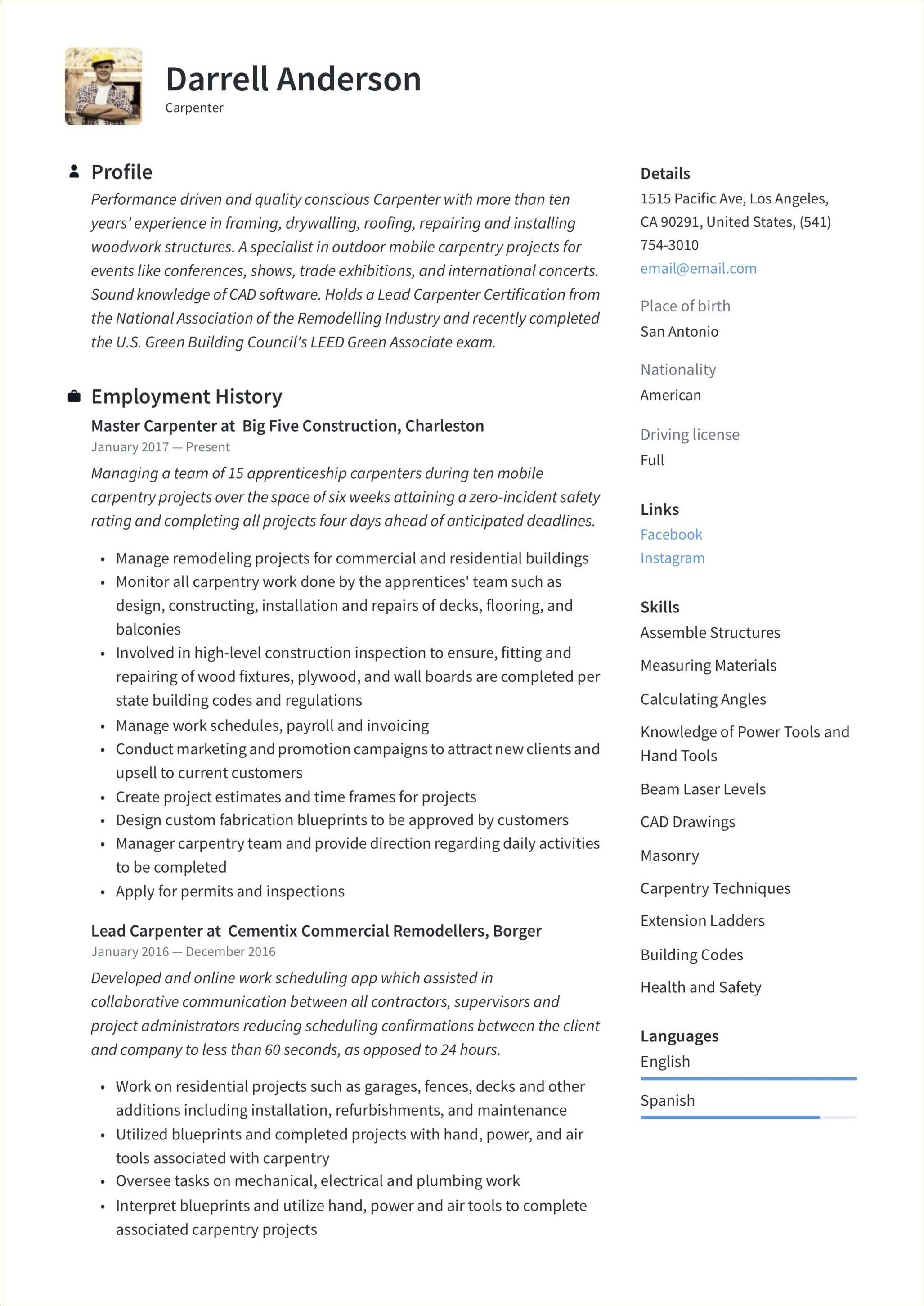 lead-carpenter-job-description-resume-resume-example-gallery