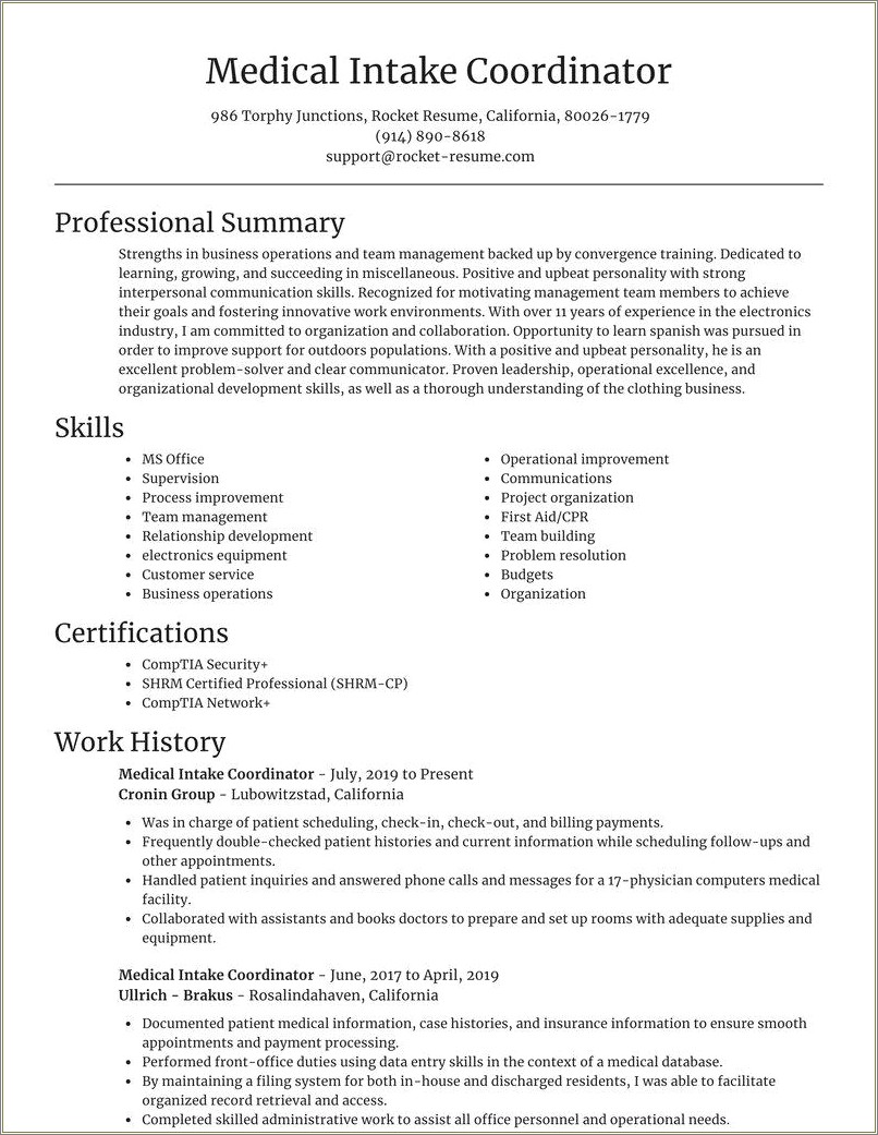 lead-intake-coordinator-resume-samples-resume-example-gallery