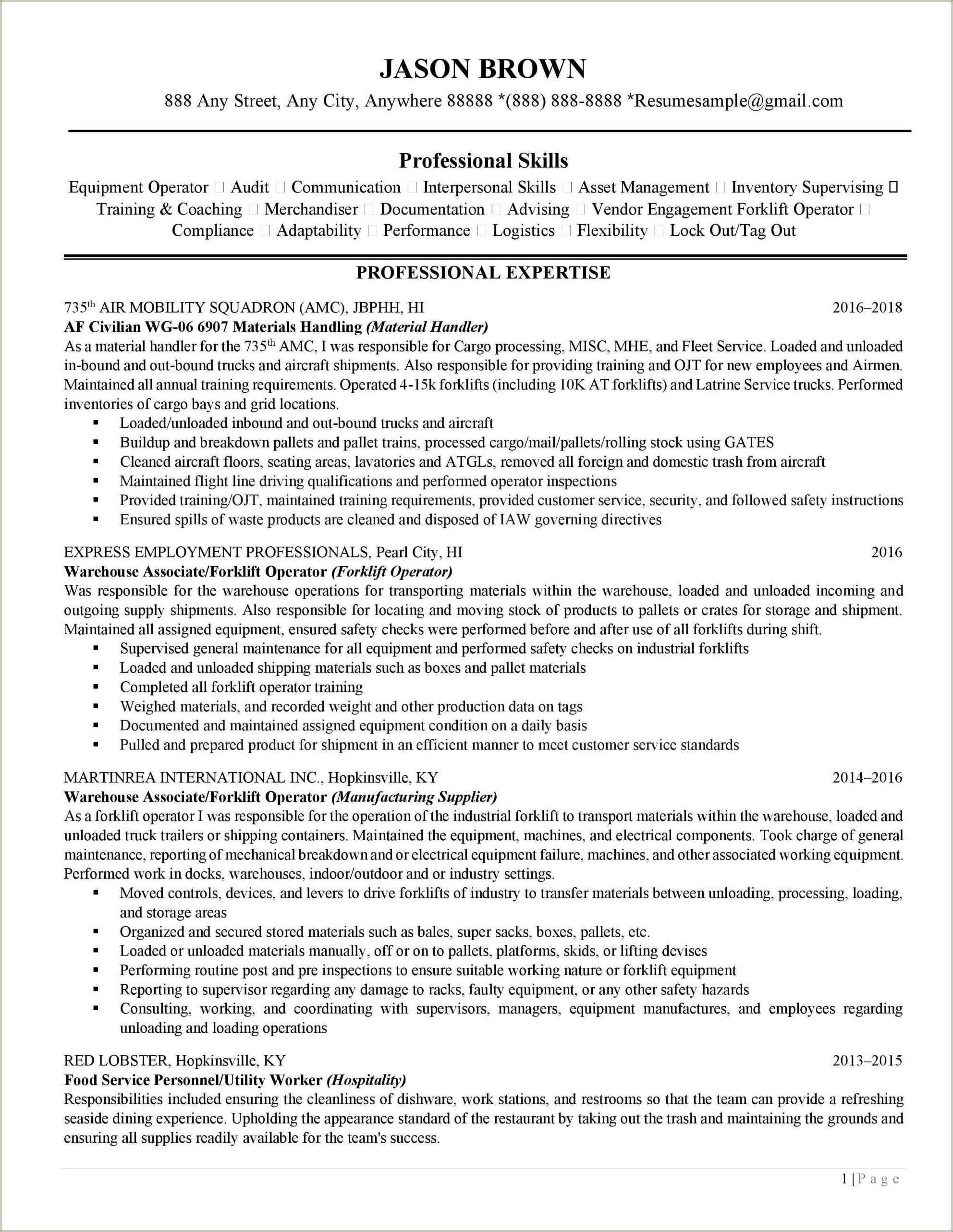 Resume Writing For Interpersonal Skills Resume Example Gallery 6835