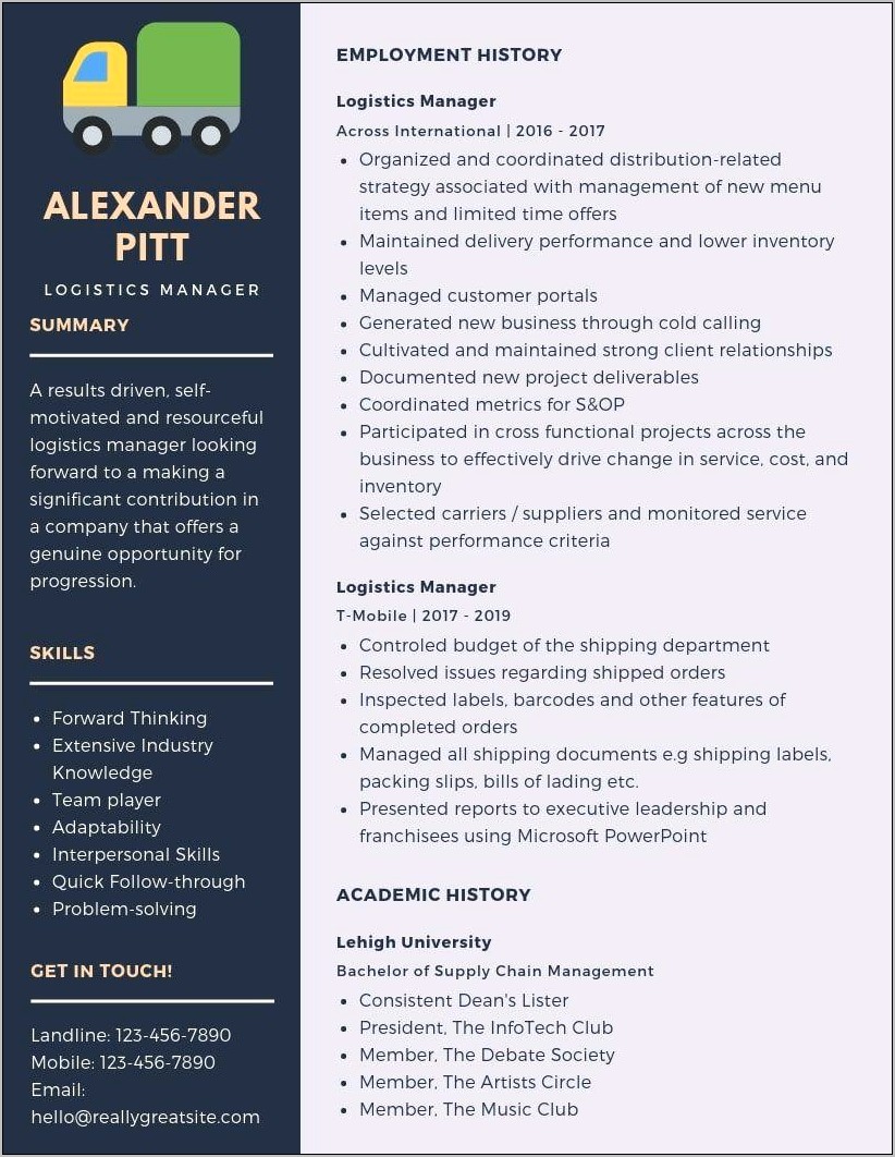 logistics-account-executive-resume-sample-resume-example-gallery