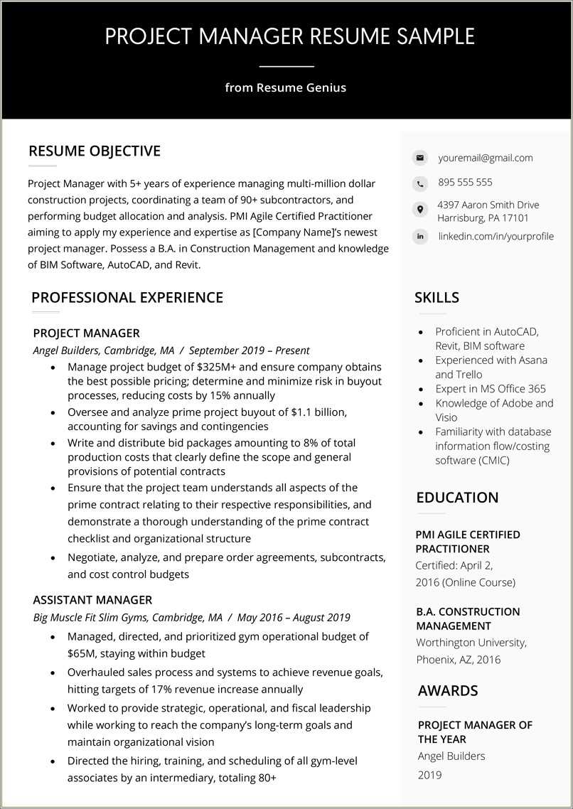 loss-prevention-manager-resume-objective-examples-resume-example-gallery