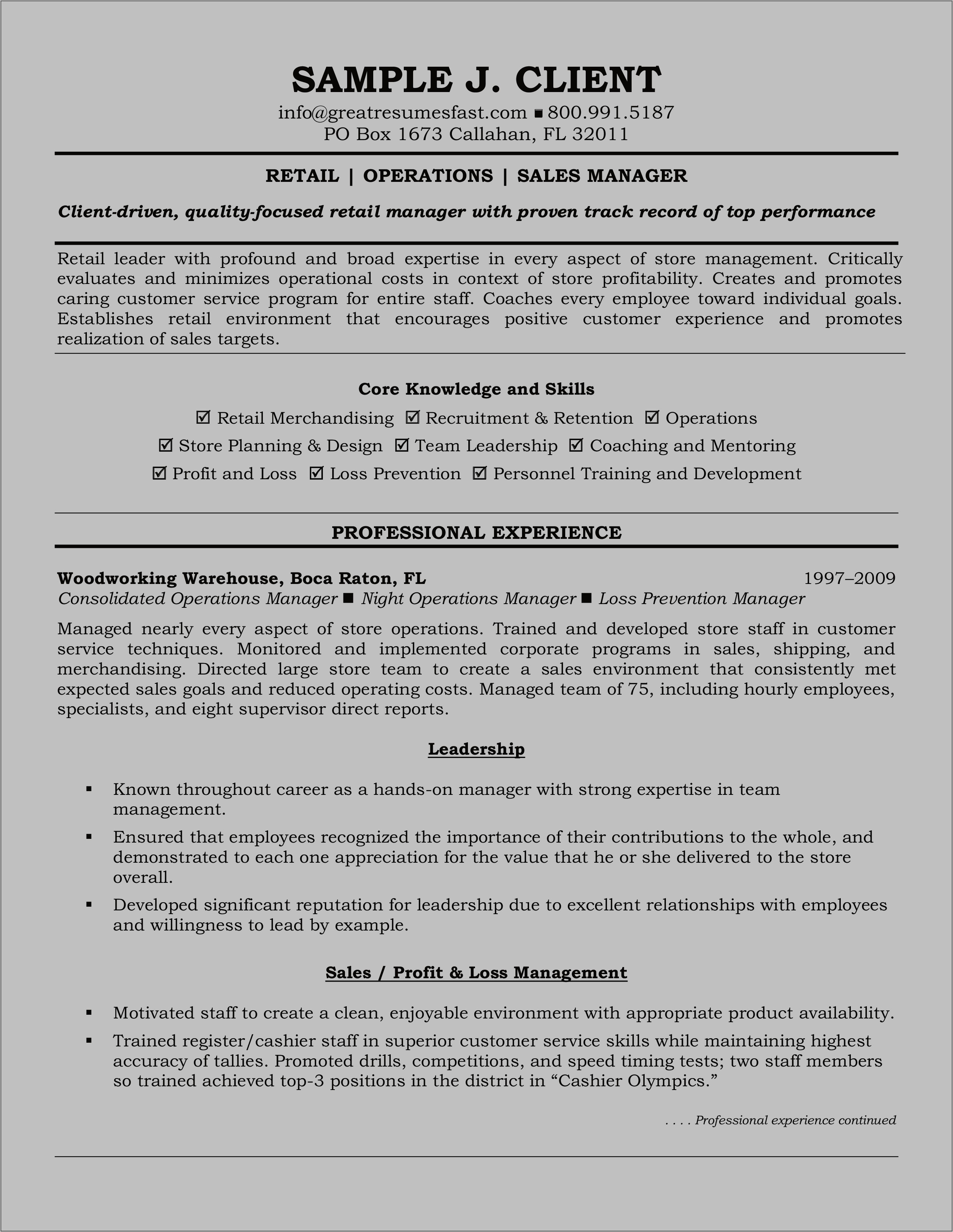 loss-prevention-manager-resume-templates-resume-example-gallery