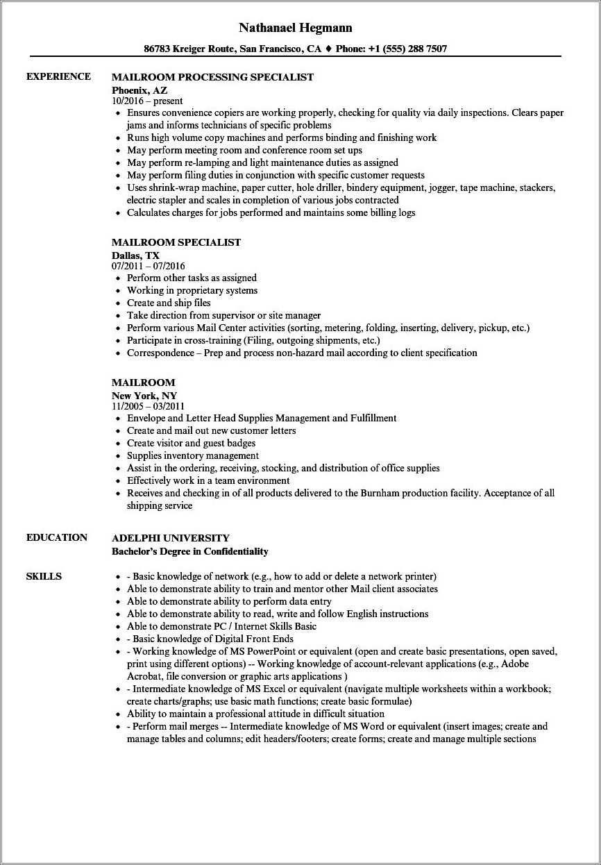 mail-skills-on-a-resume-resume-example-gallery