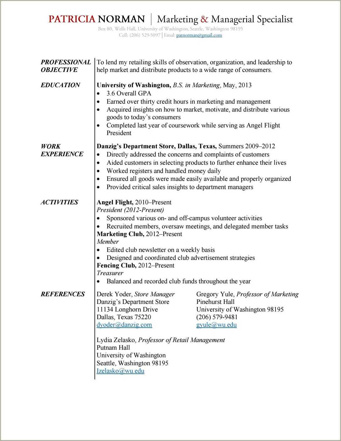 Manage And Coordinated Sales Conventions Resume - Resume Example Gallery