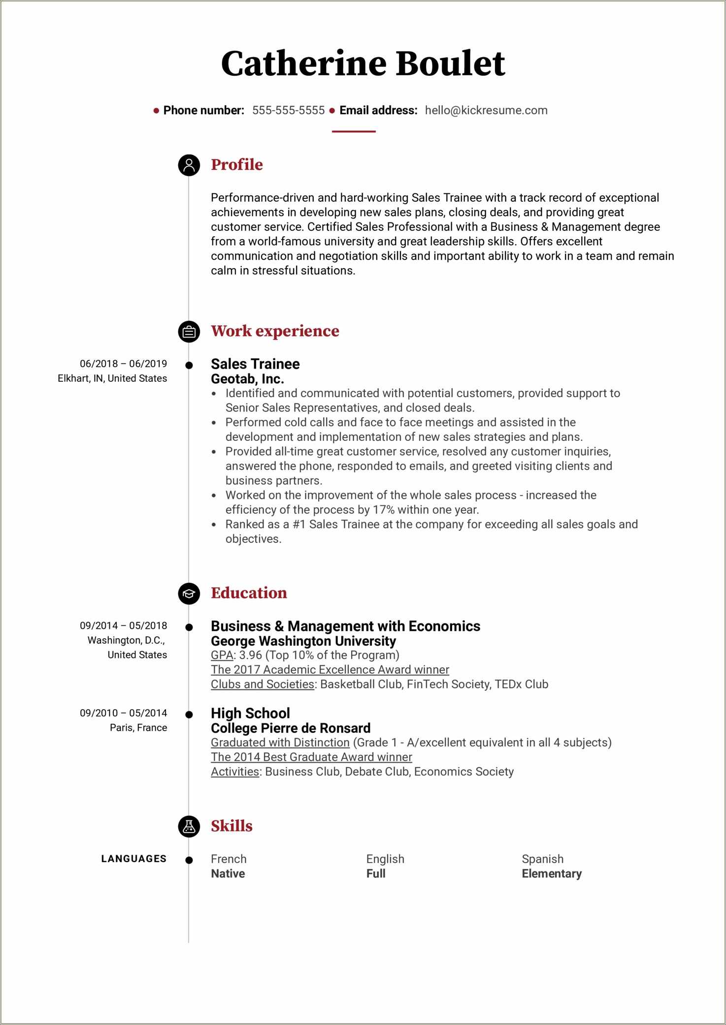 management-trainee-resume-for-freshers-resume-example-gallery