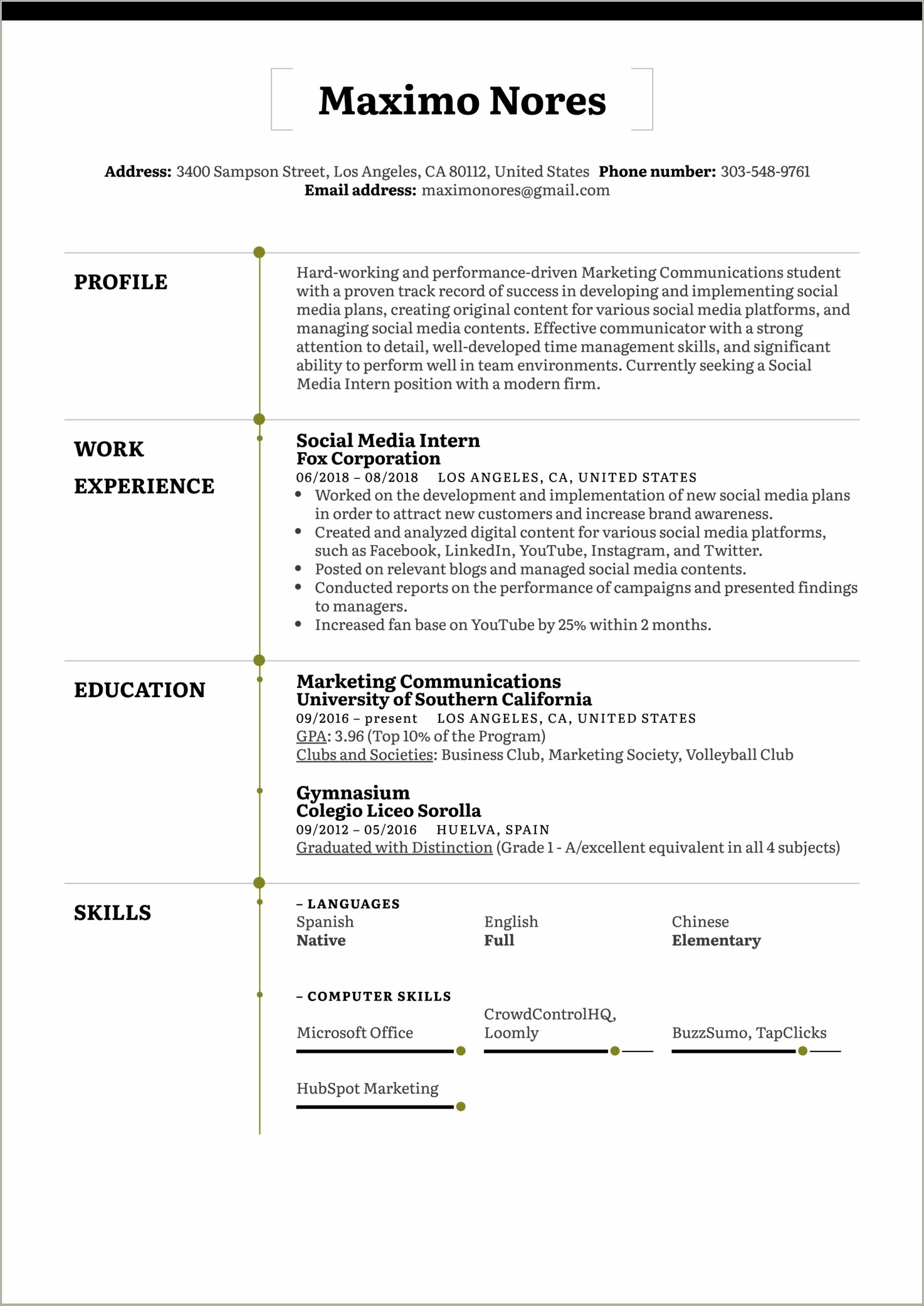 marketing-resume-objective-for-internship-resume-example-gallery