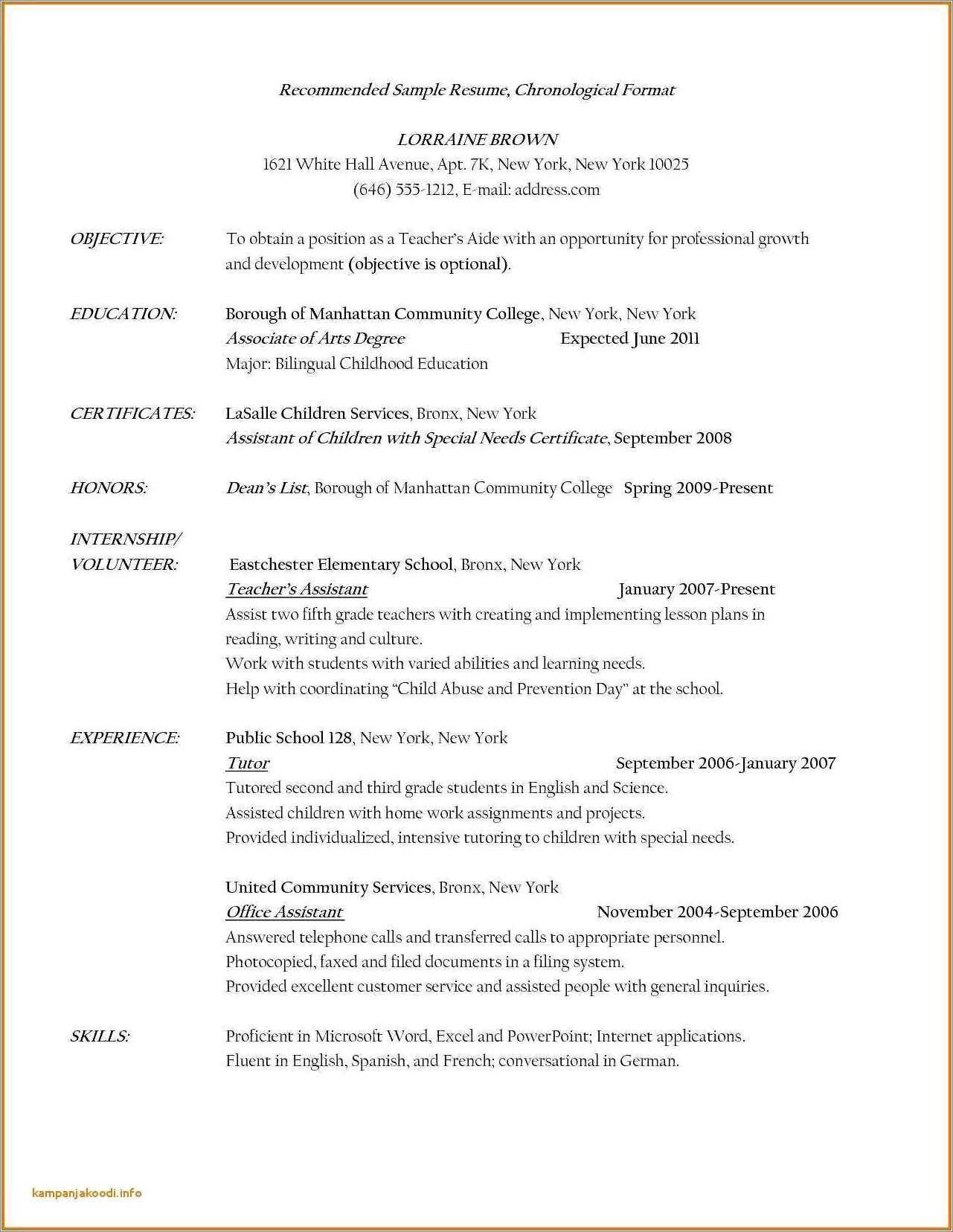 Massage Therapy Teacher Resume Examples - Resume Example Gallery
