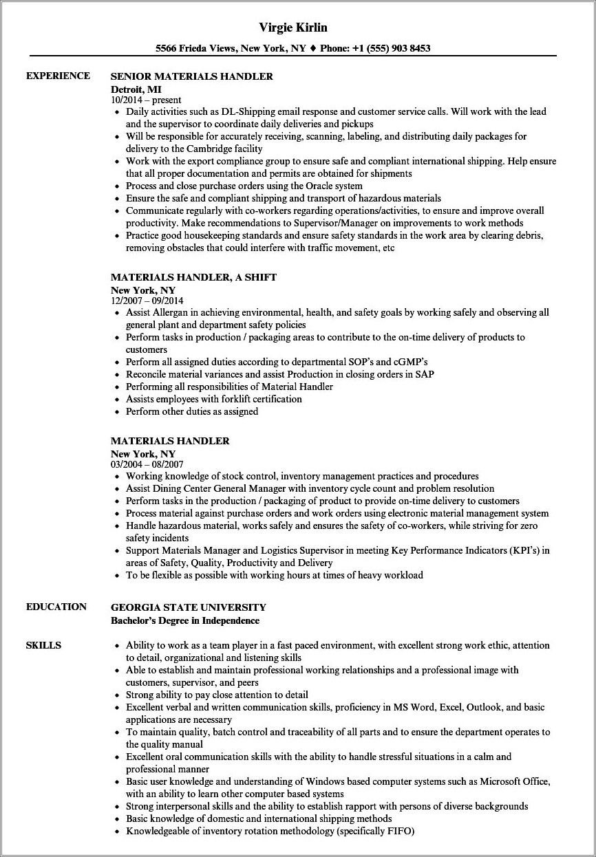 material-handler-resume-job-description-resume-example-gallery