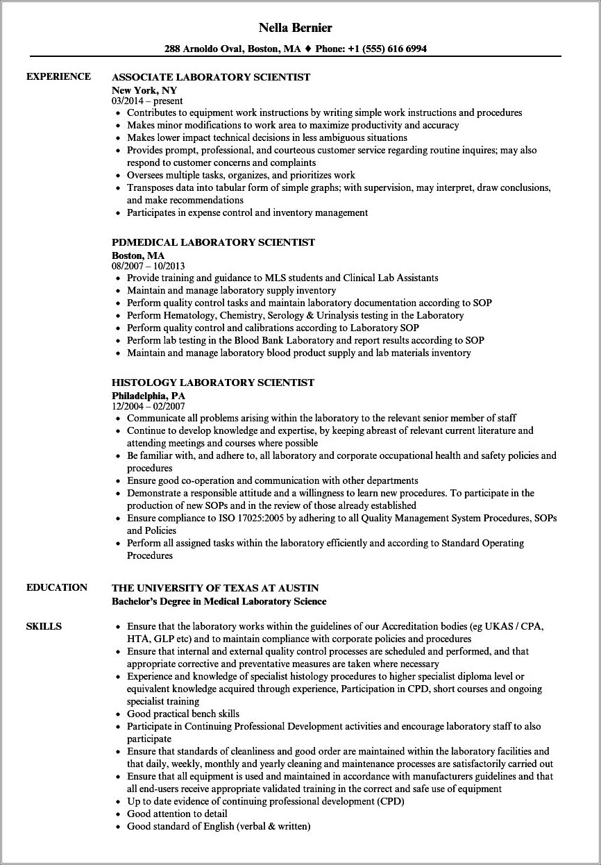 medical-lab-objective-for-resume-resume-example-gallery