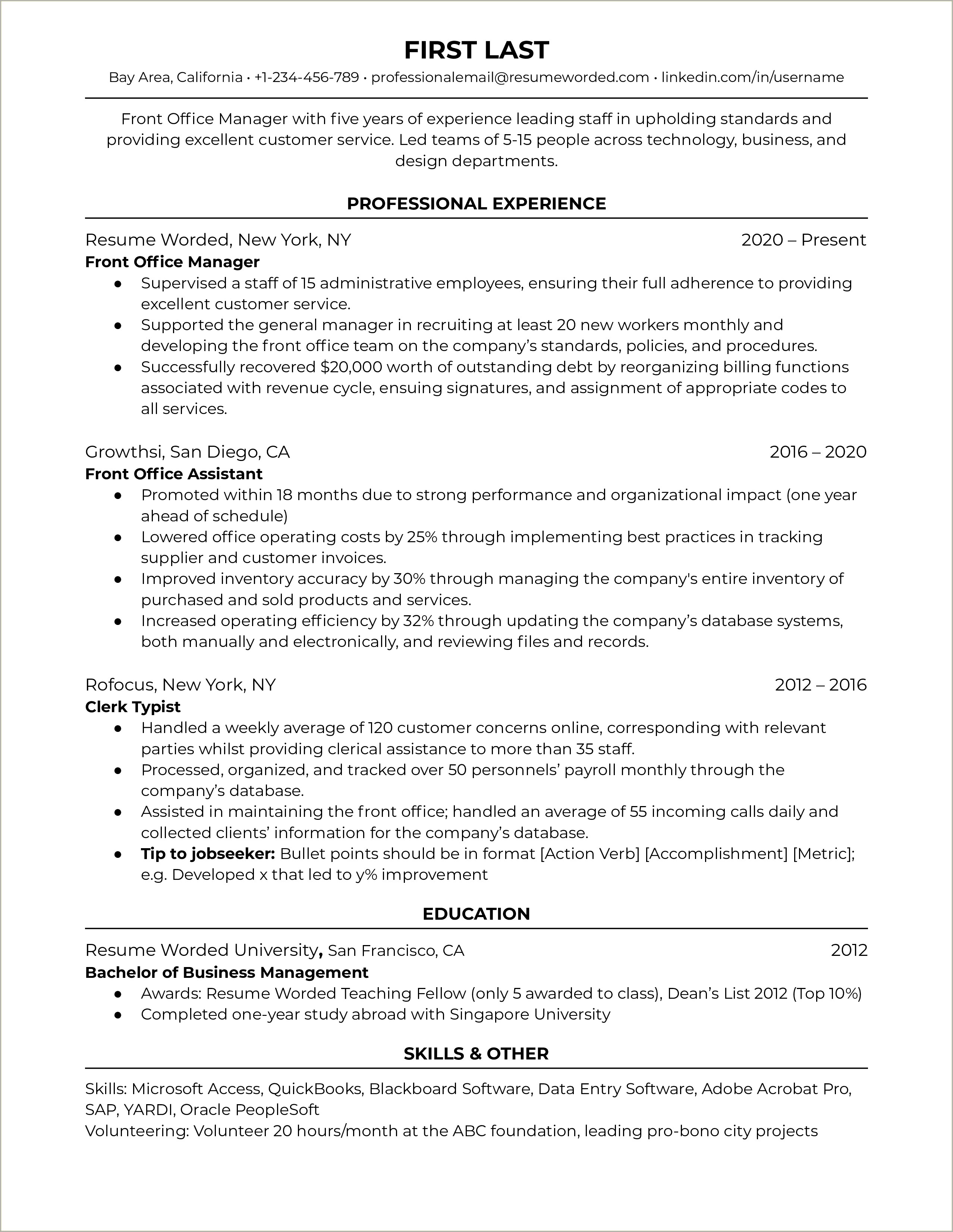 Medical Office Manager Sample Resumes Resume Example Gallery