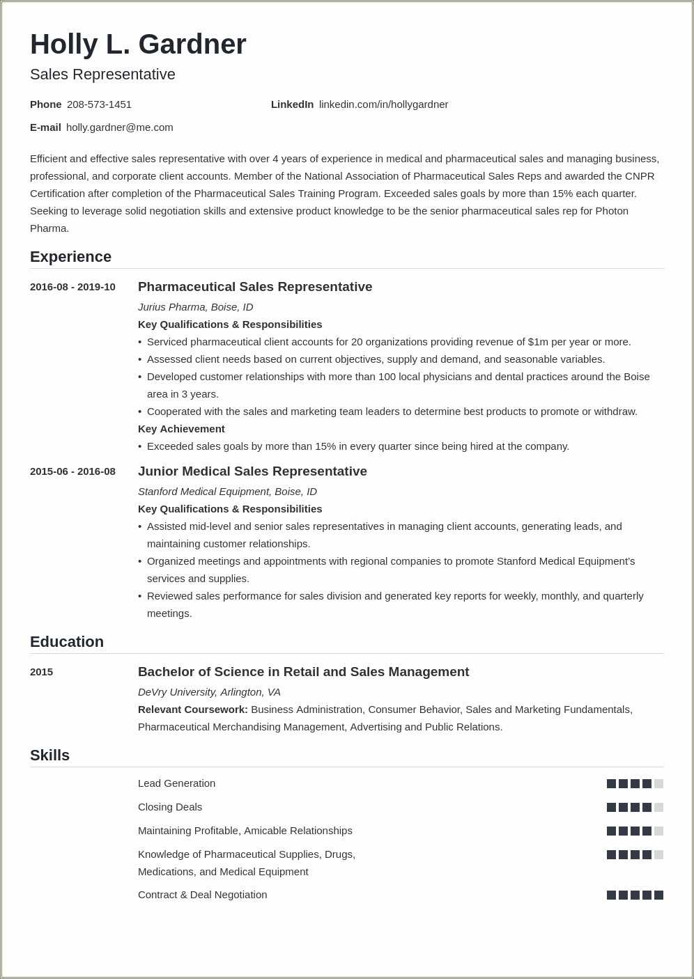 medical-sales-resume-with-no-experience-resume-example-gallery