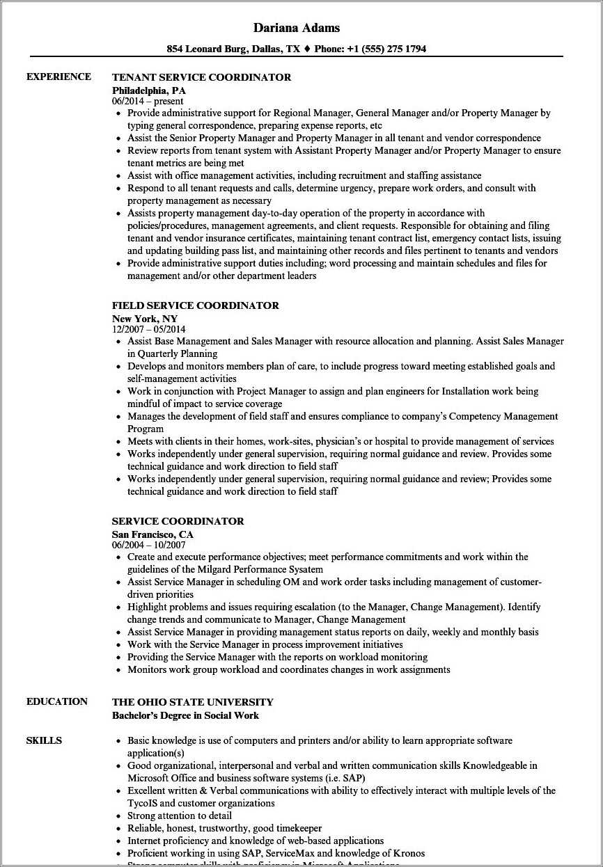 member-services-coordinator-resume-examples-resume-example-gallery